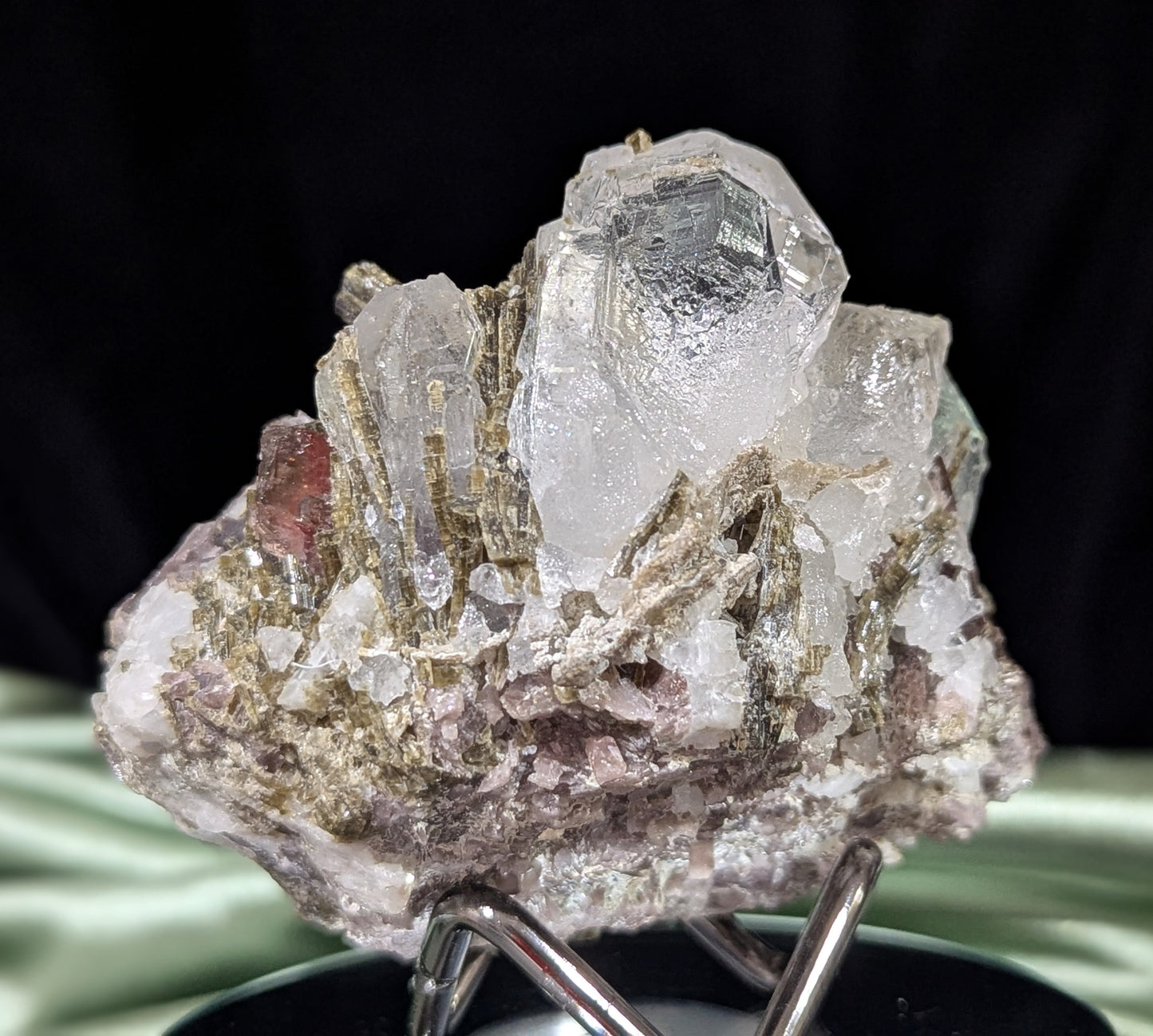 Axinite on Epidote Specimen