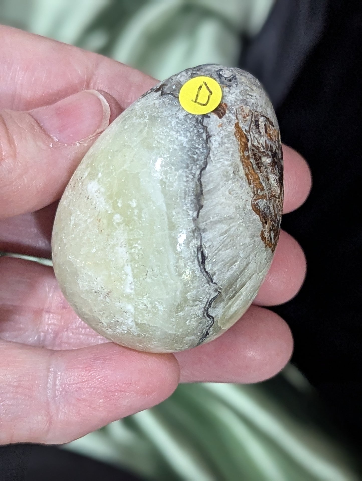 Brucite Crystal Egg