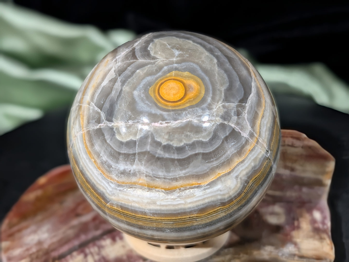 Bumblebee Jasper Sphere