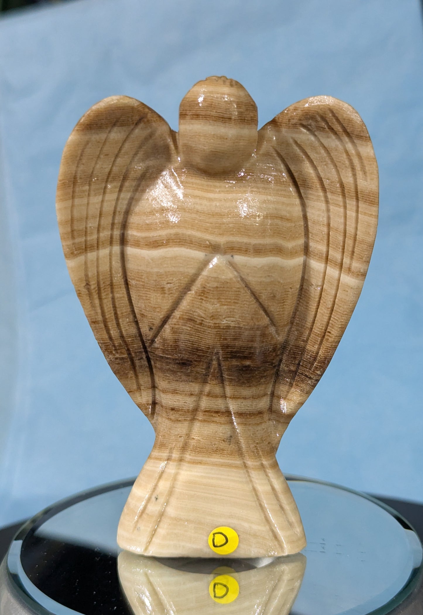 Chocolate Calcite Angel Figurine