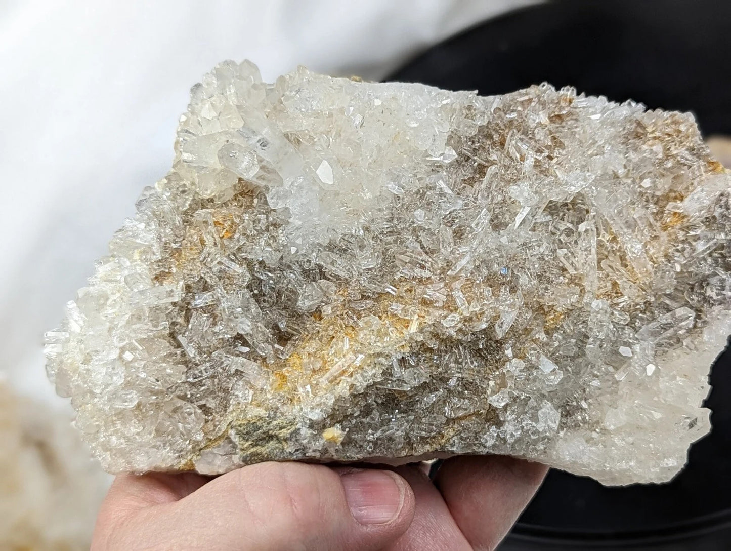 Natural Clear Quartz Cluster Specimen From Pakistan ~ 431 grams