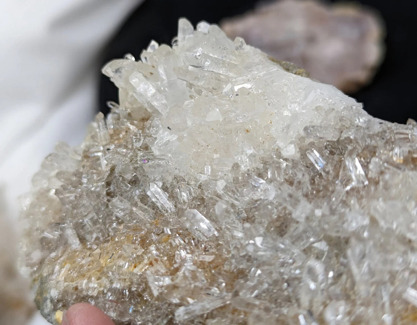 Natural Clear Quartz Cluster Specimen From Pakistan ~ 431 grams