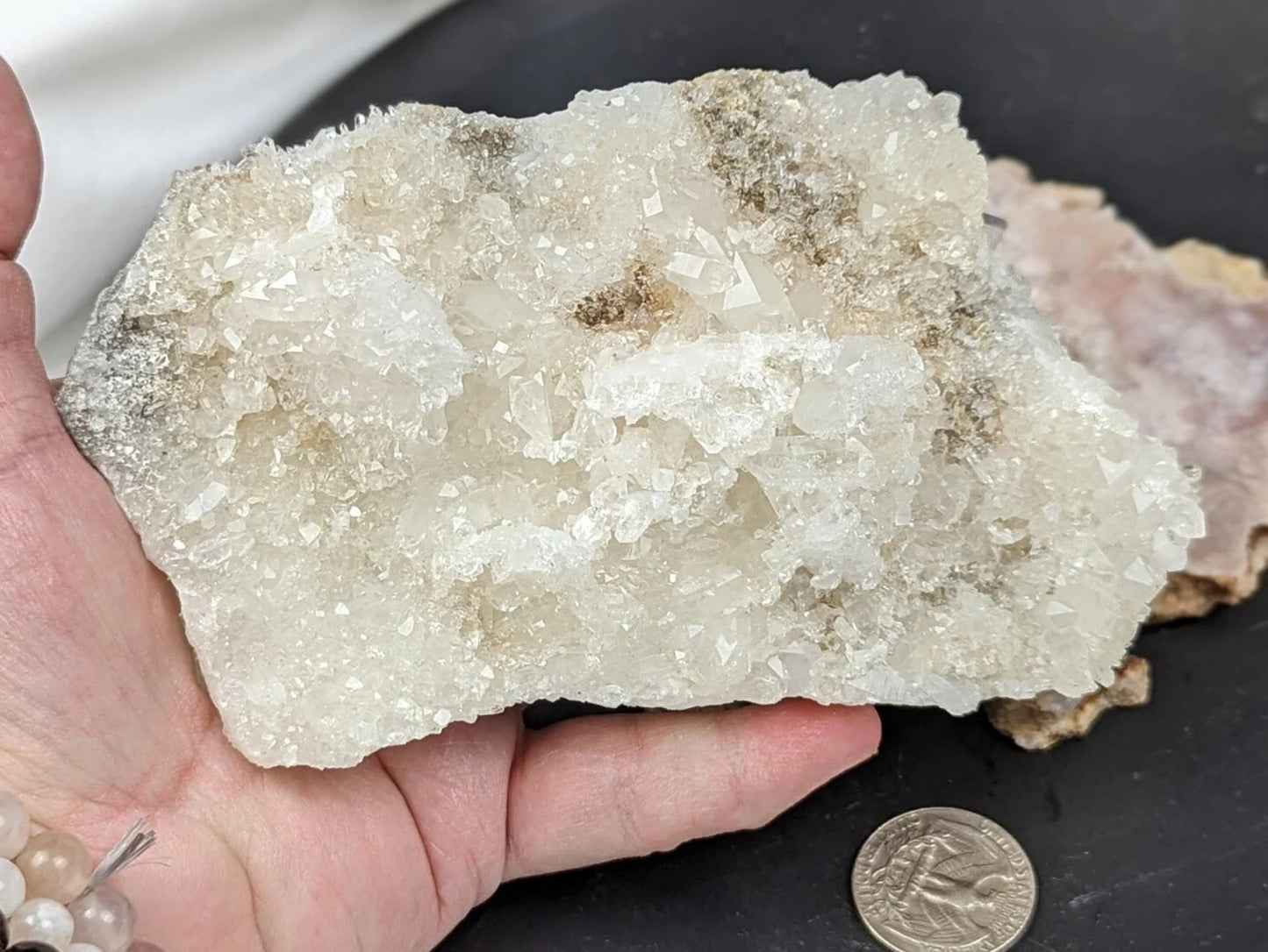 Natural Clear Quartz Cluster Specimen From Pakistan ~ 431 grams