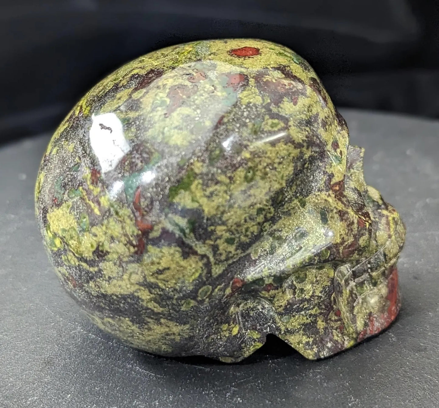 Dragon Bloodstone Skull