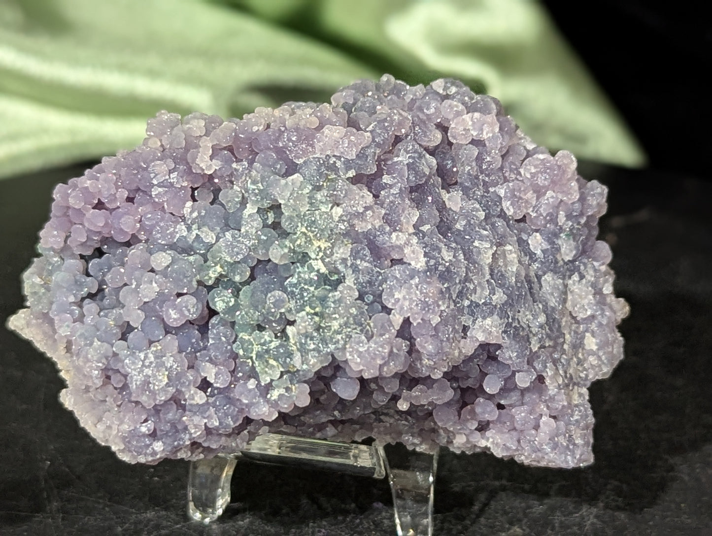 Purple and Green Grape Agate Specimen