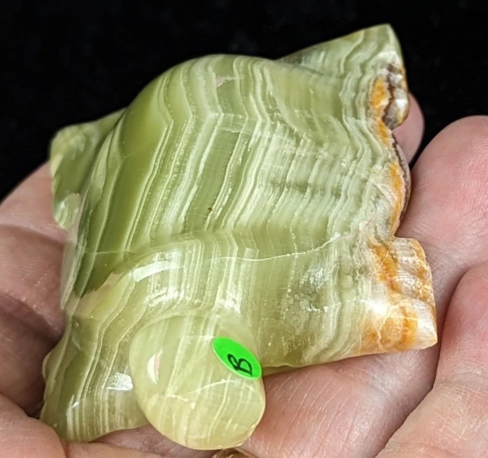 Green Onyx Turtle Figurine