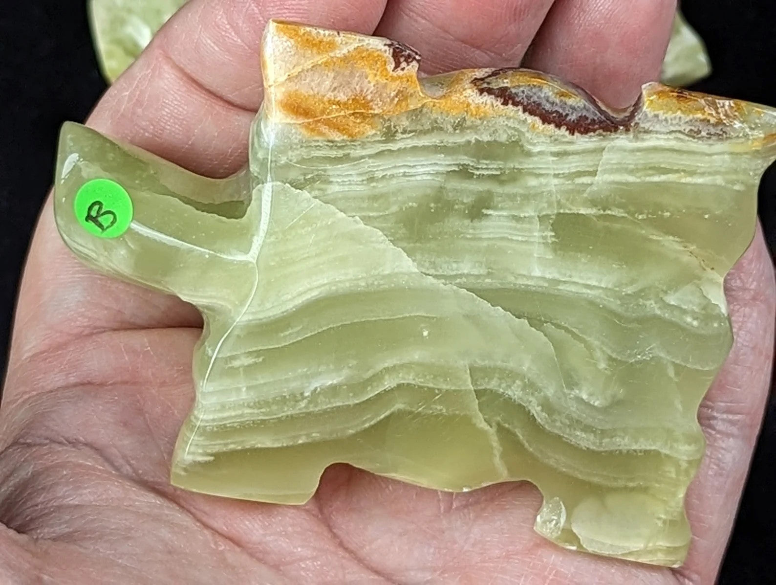 Green Onyx Turtle Figurine