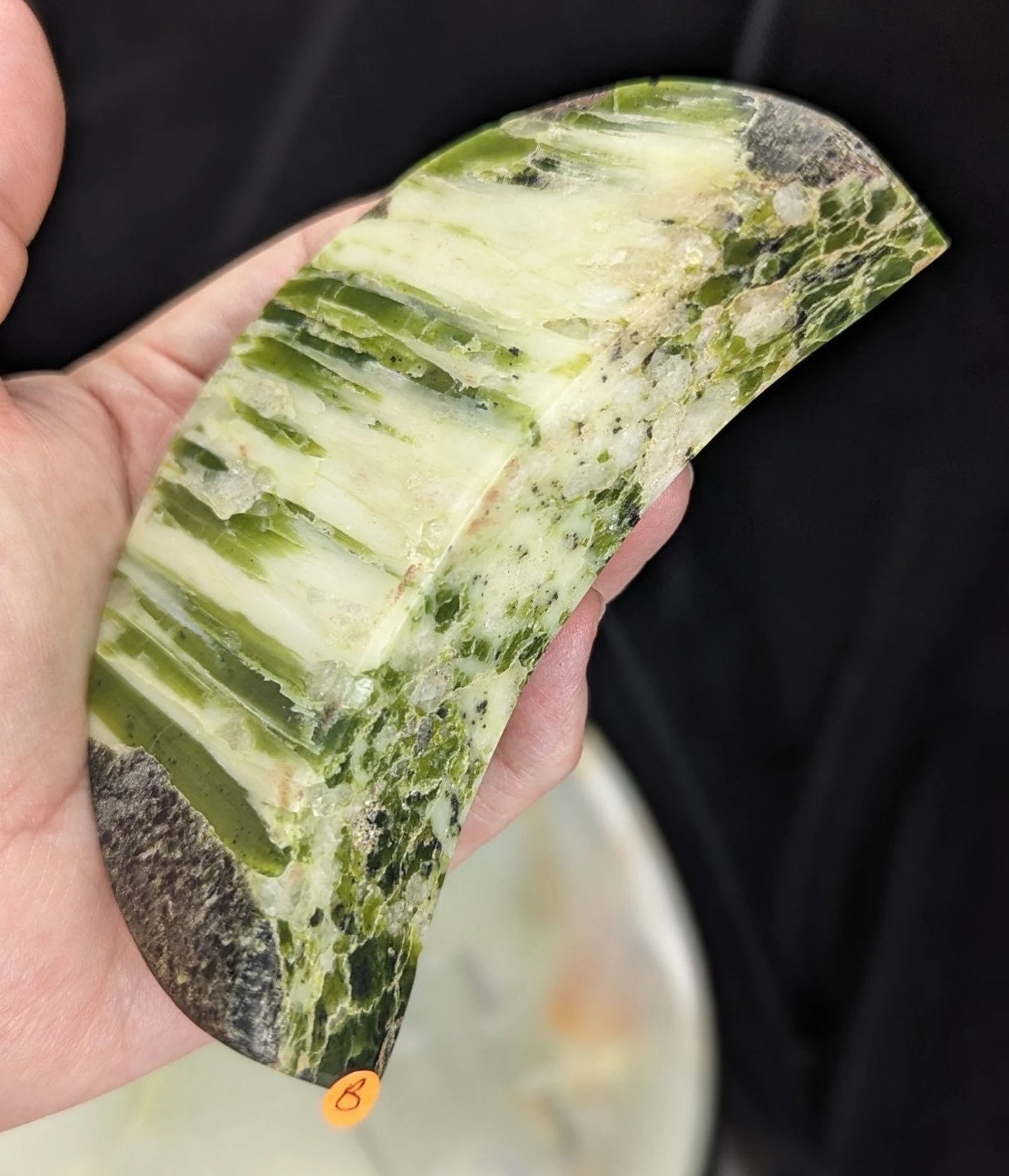 Green Tremolite Moon