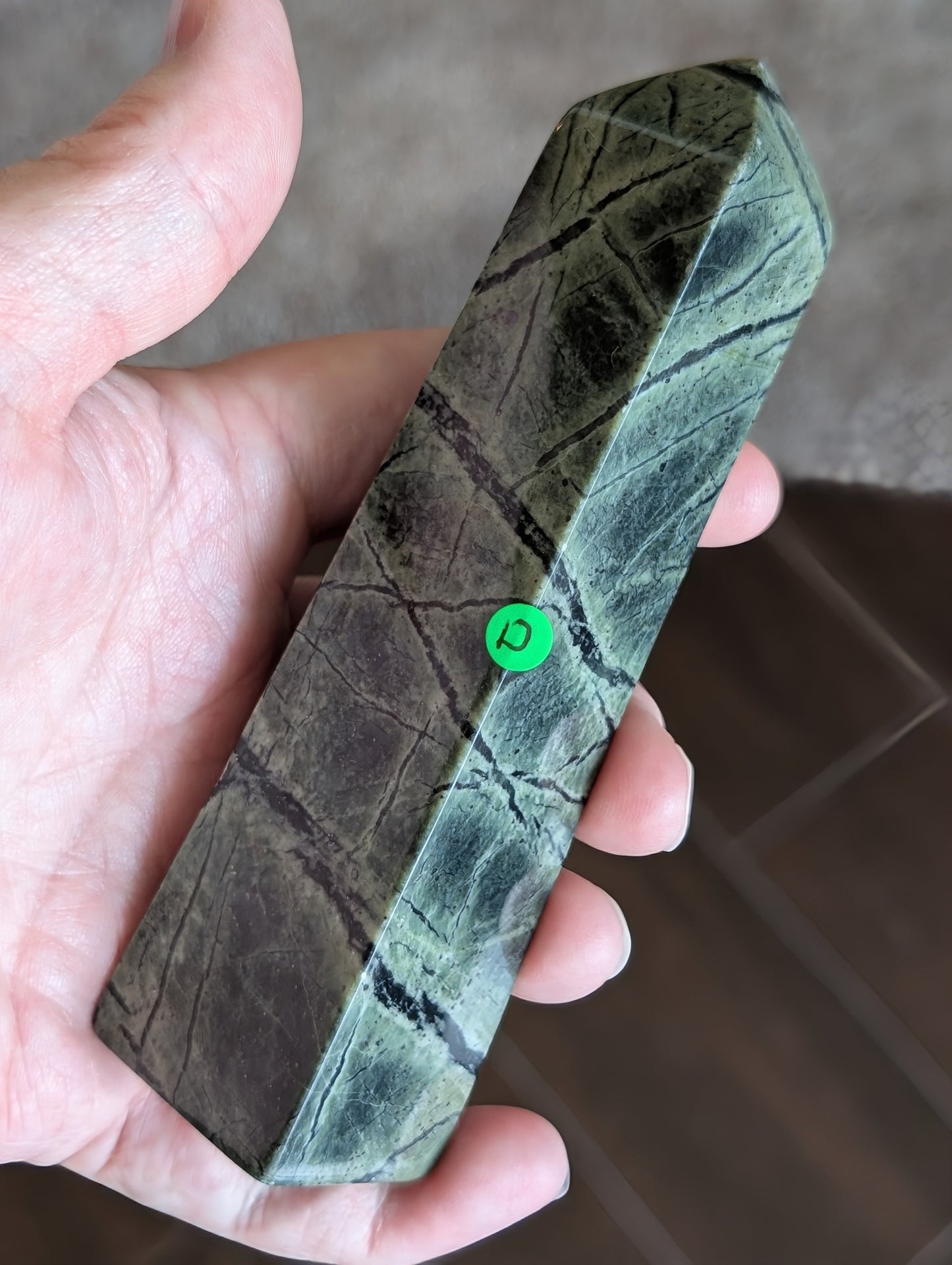 Hand Carved Serpentine Tower 1D3