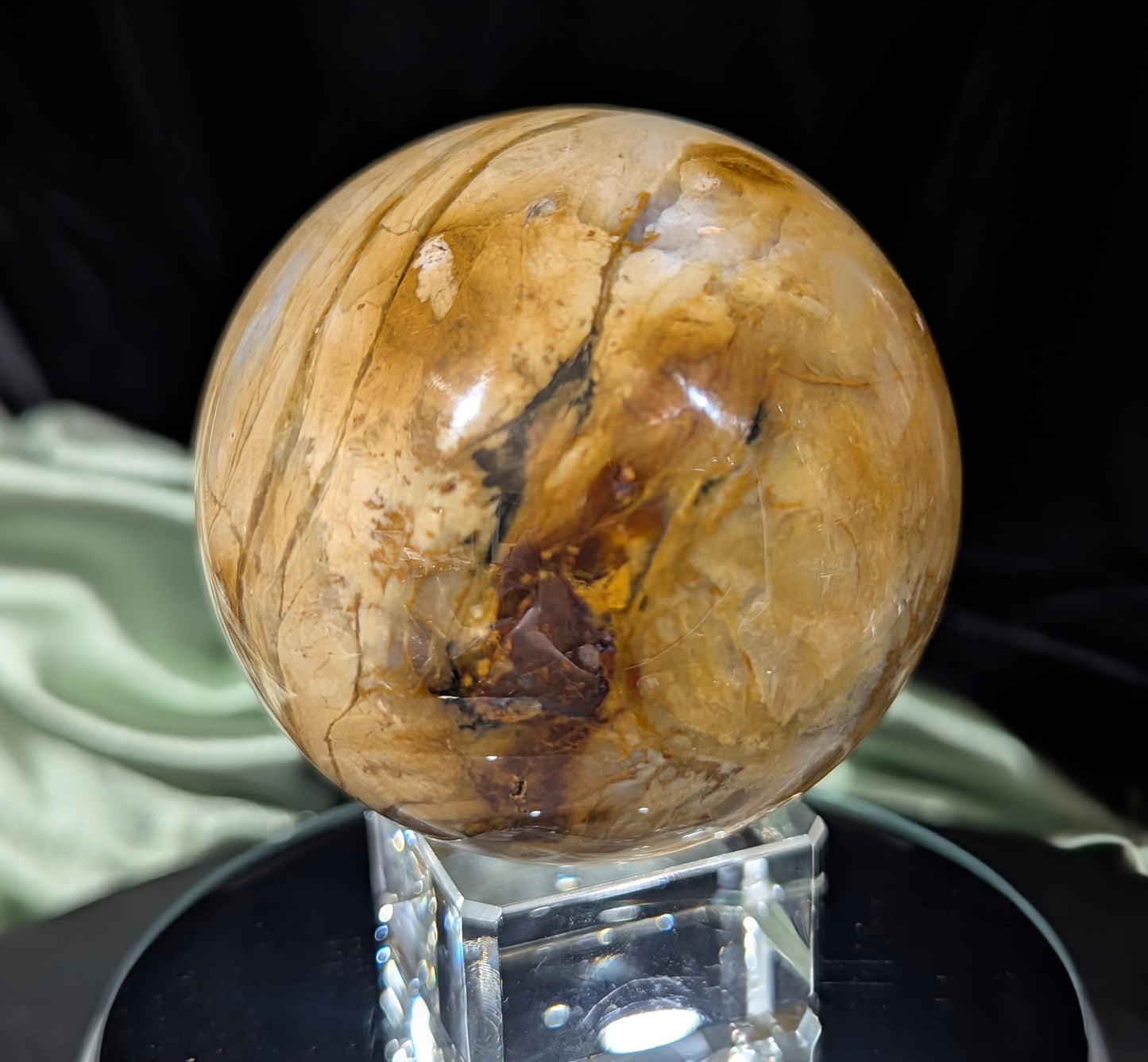 Honey Agate Sphere