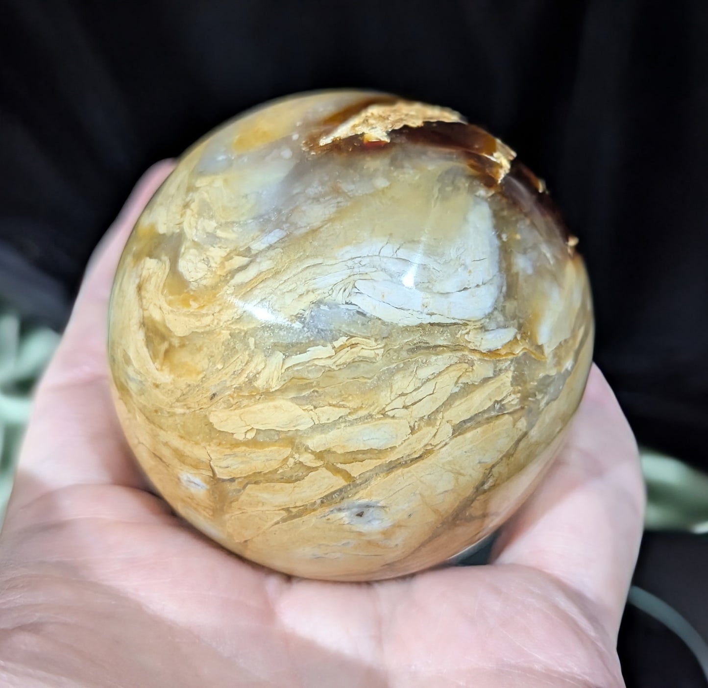 Honey Agate Sphere