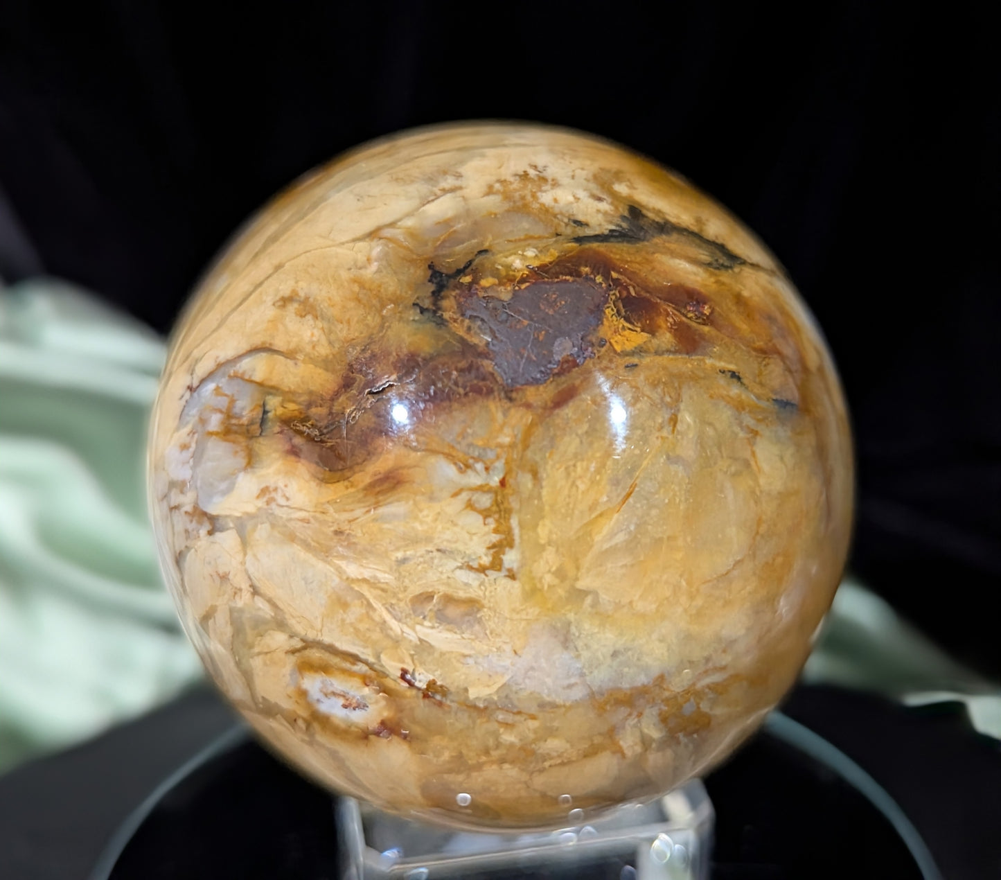 Honey Agate Sphere