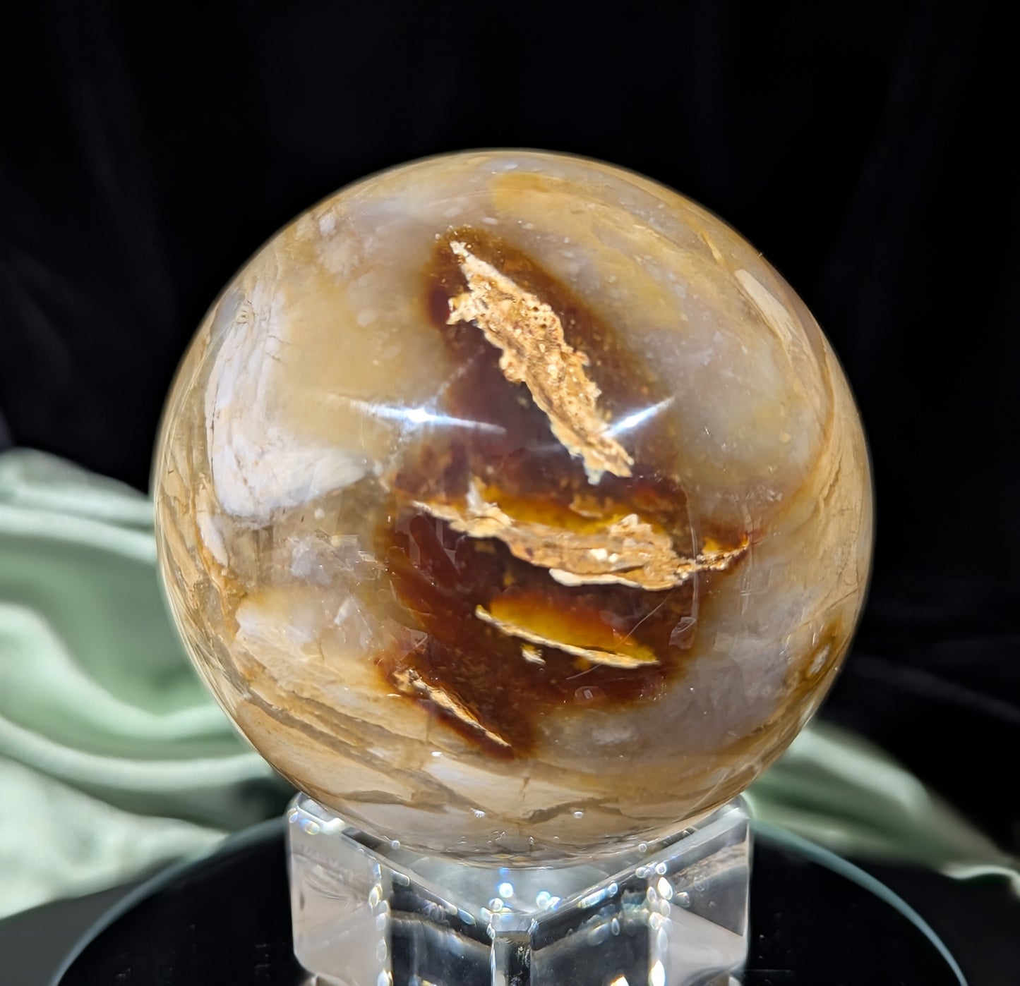Honey Agate Sphere
