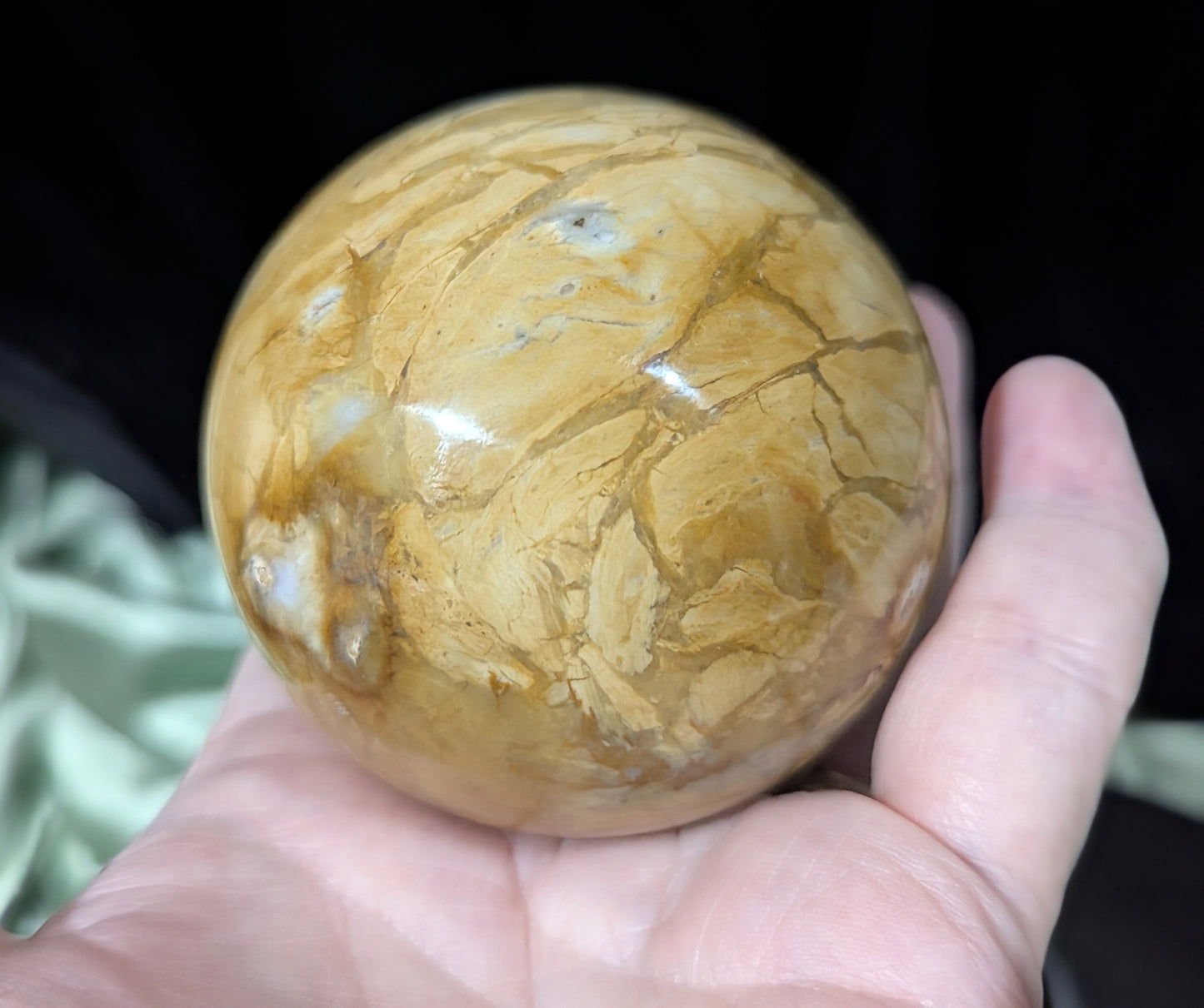 Honey Agate Sphere