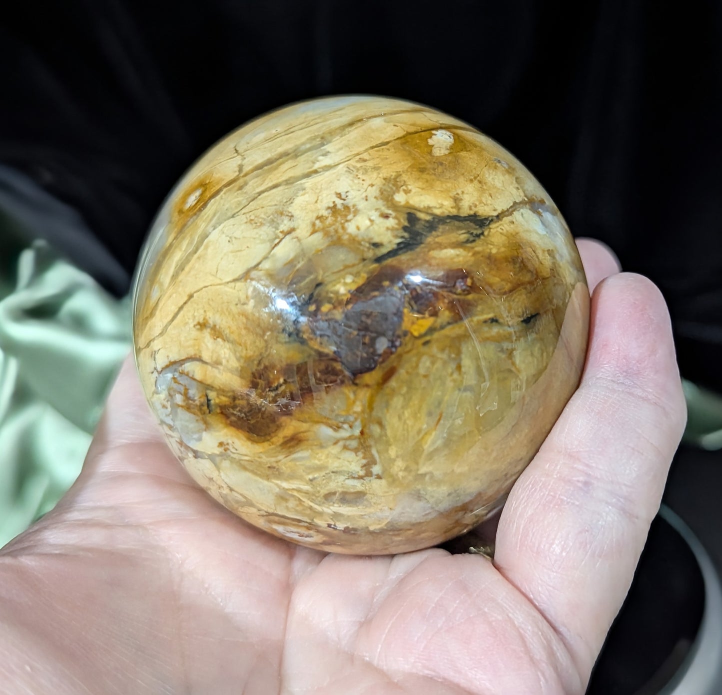 Honey Agate Sphere