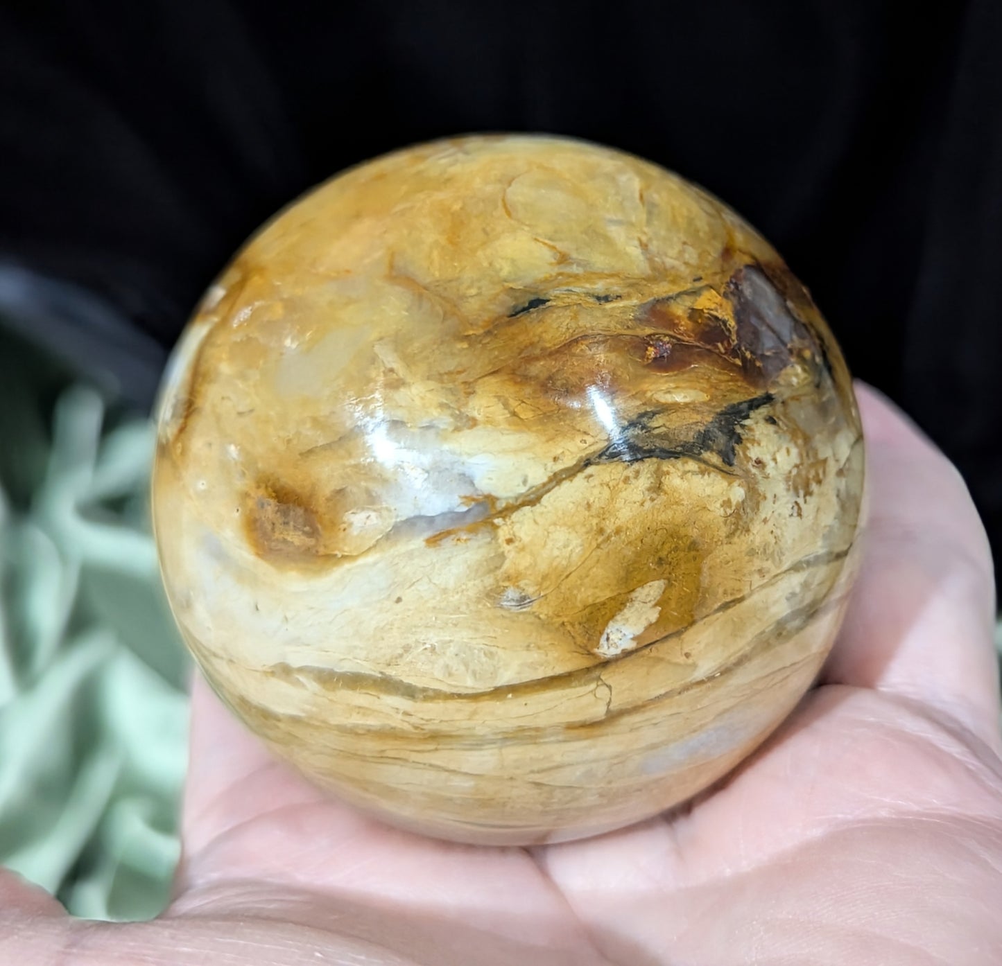 Honey Agate Sphere