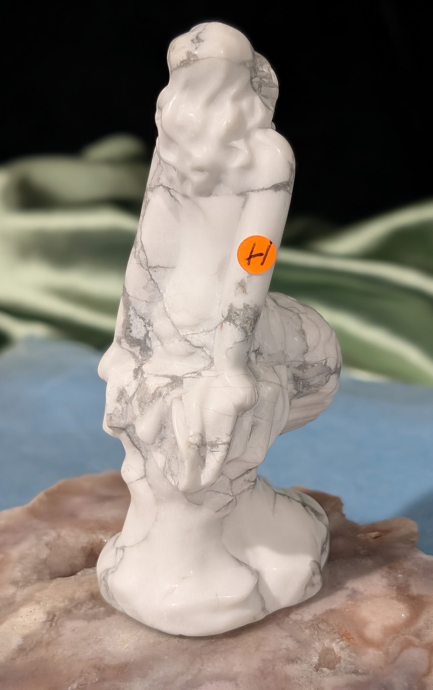 Howlite Mermaid Figurine