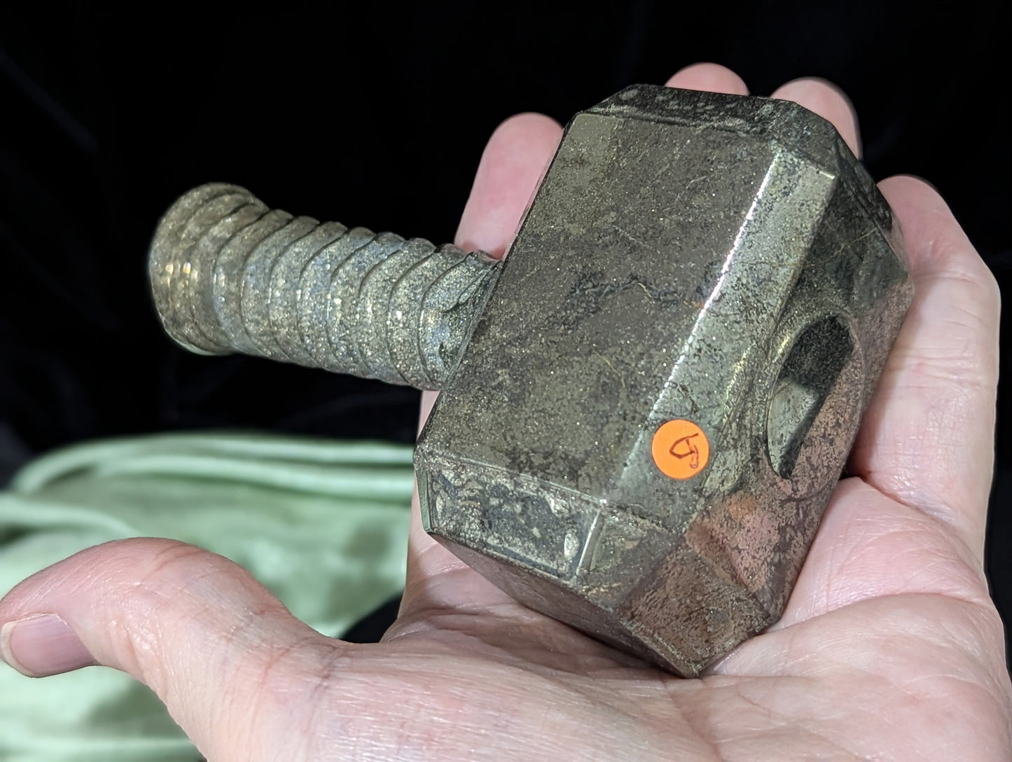 Large Pyrite Thor's Hammer