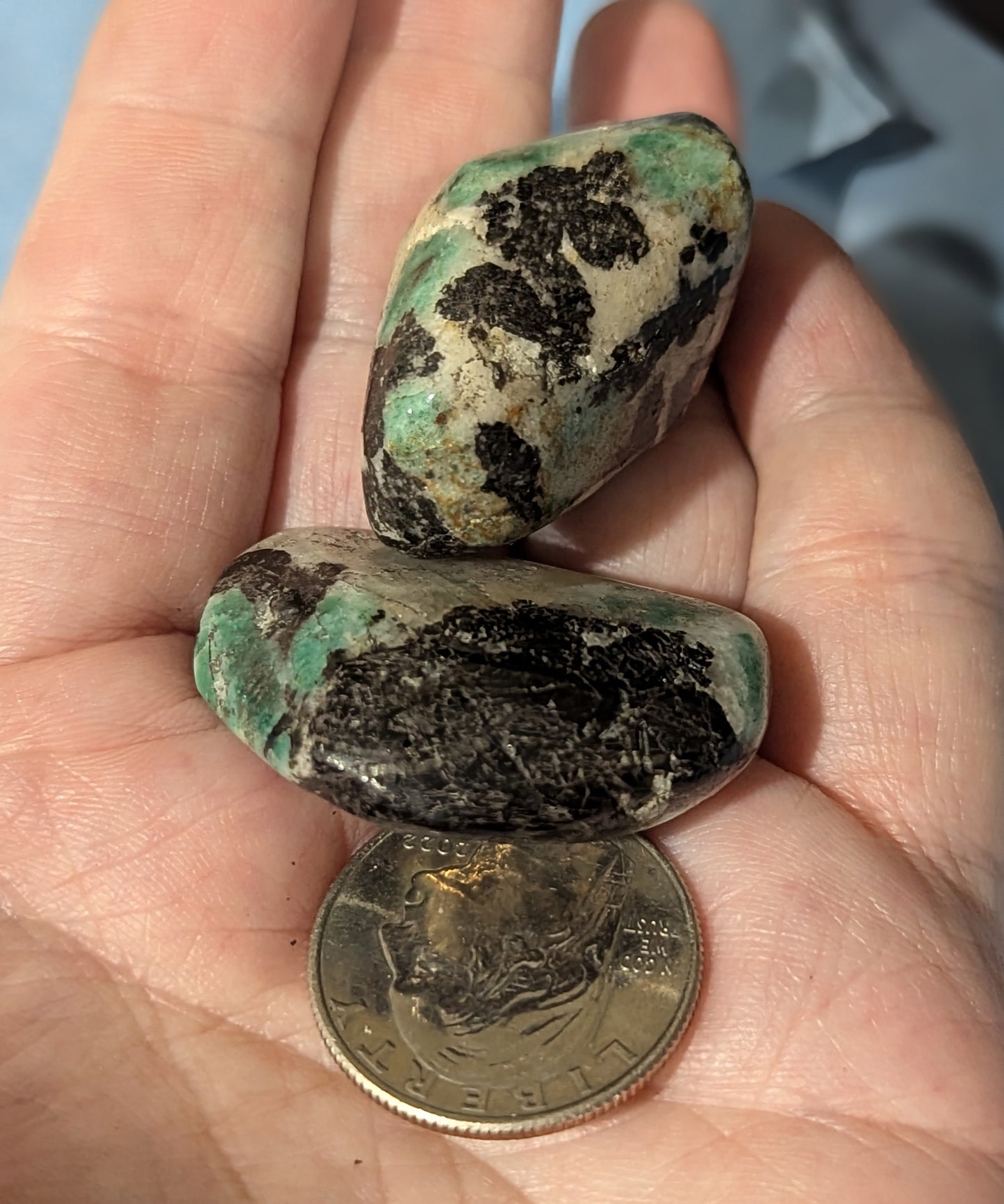 Natural Emerald Tumbles