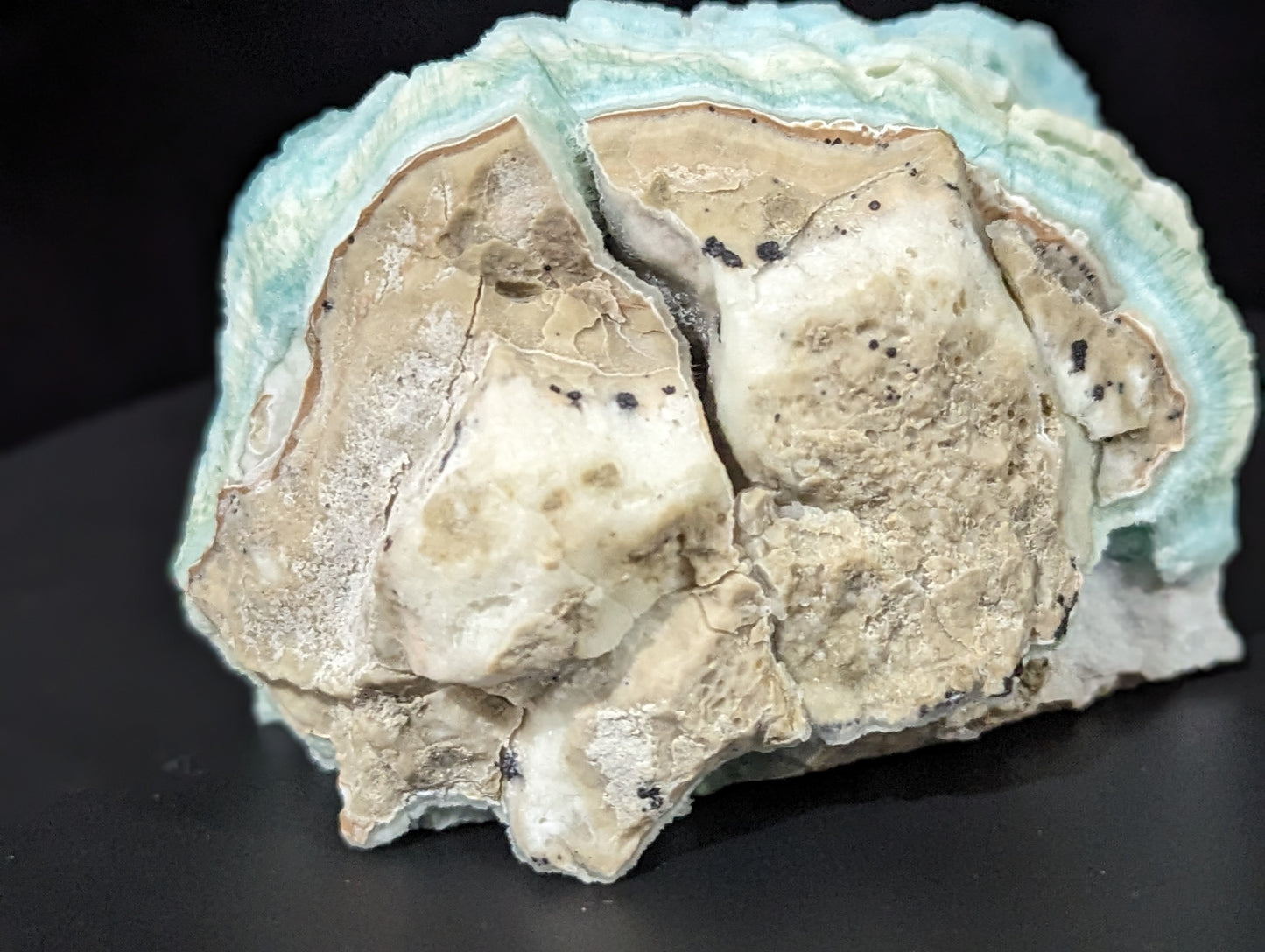 Blue Aragonite Specimen ~ Raw Blue Aragonite ~ Natural Aragonite Crystal Specimen