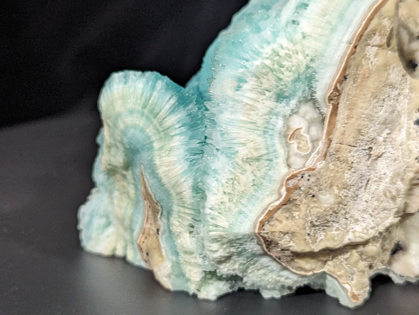 Blue Aragonite Specimen ~ Raw Blue Aragonite ~ Natural Aragonite Crystal Specimen