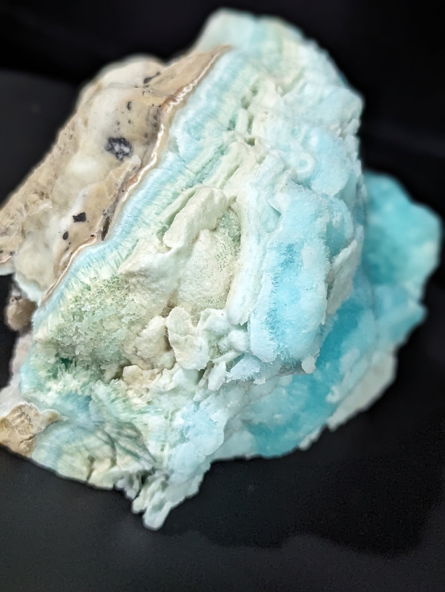 Blue Aragonite Specimen ~ Raw Blue Aragonite ~ Natural Aragonite Crystal Specimen