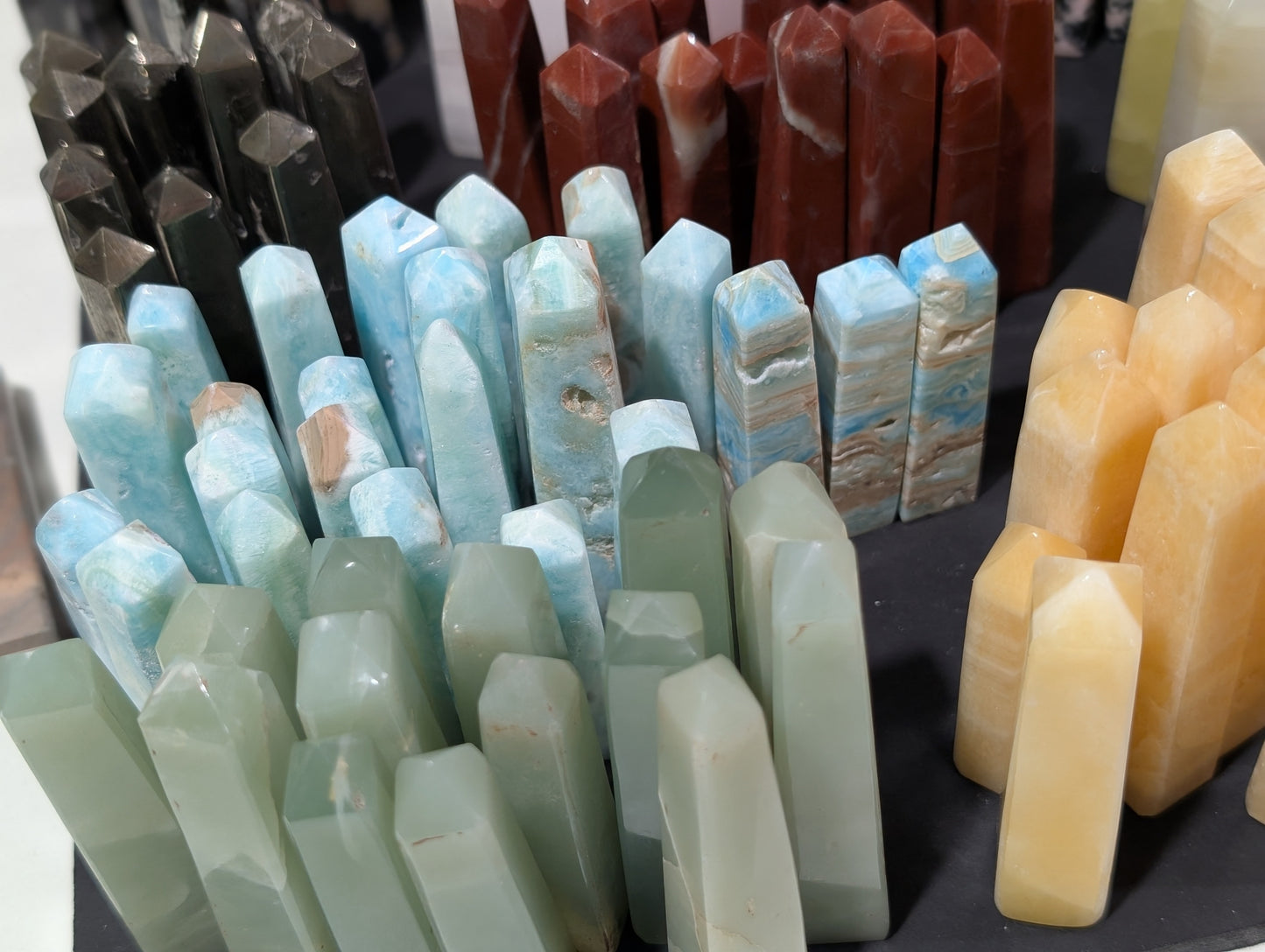 Crystal Mini Tower Gift Box ~ Hand Carved Crystal Mini Towers ~ Mystery Mini Tower Gift Box