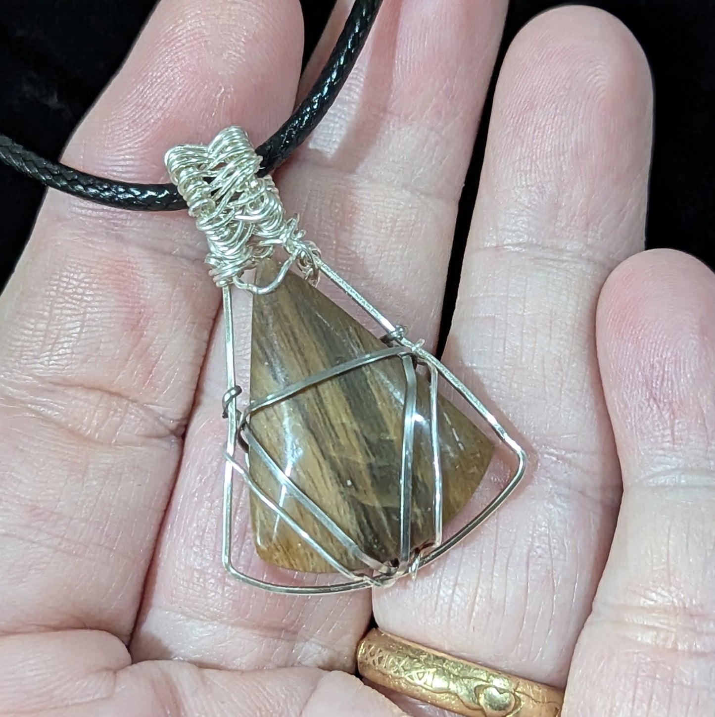 Petrified Wood Pendant