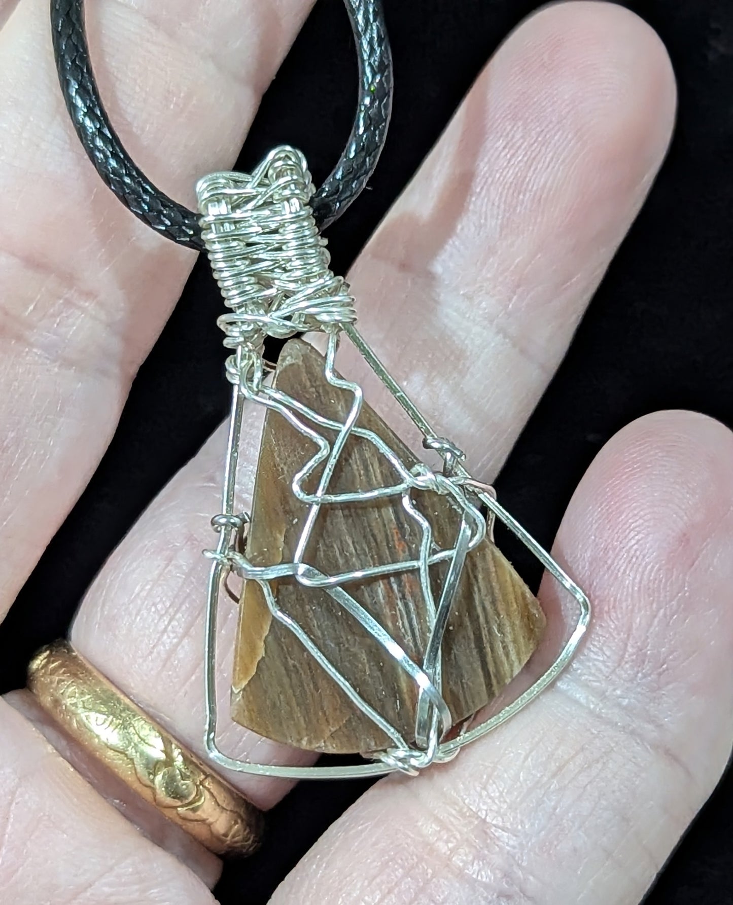 Petrified Wood Pendant