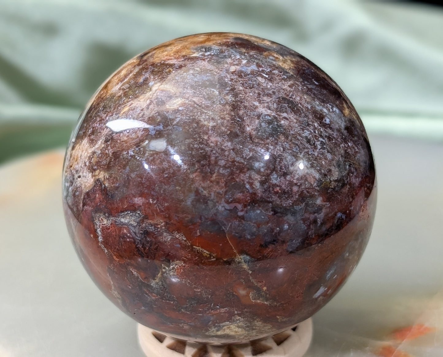 Petrified Wood Sphere