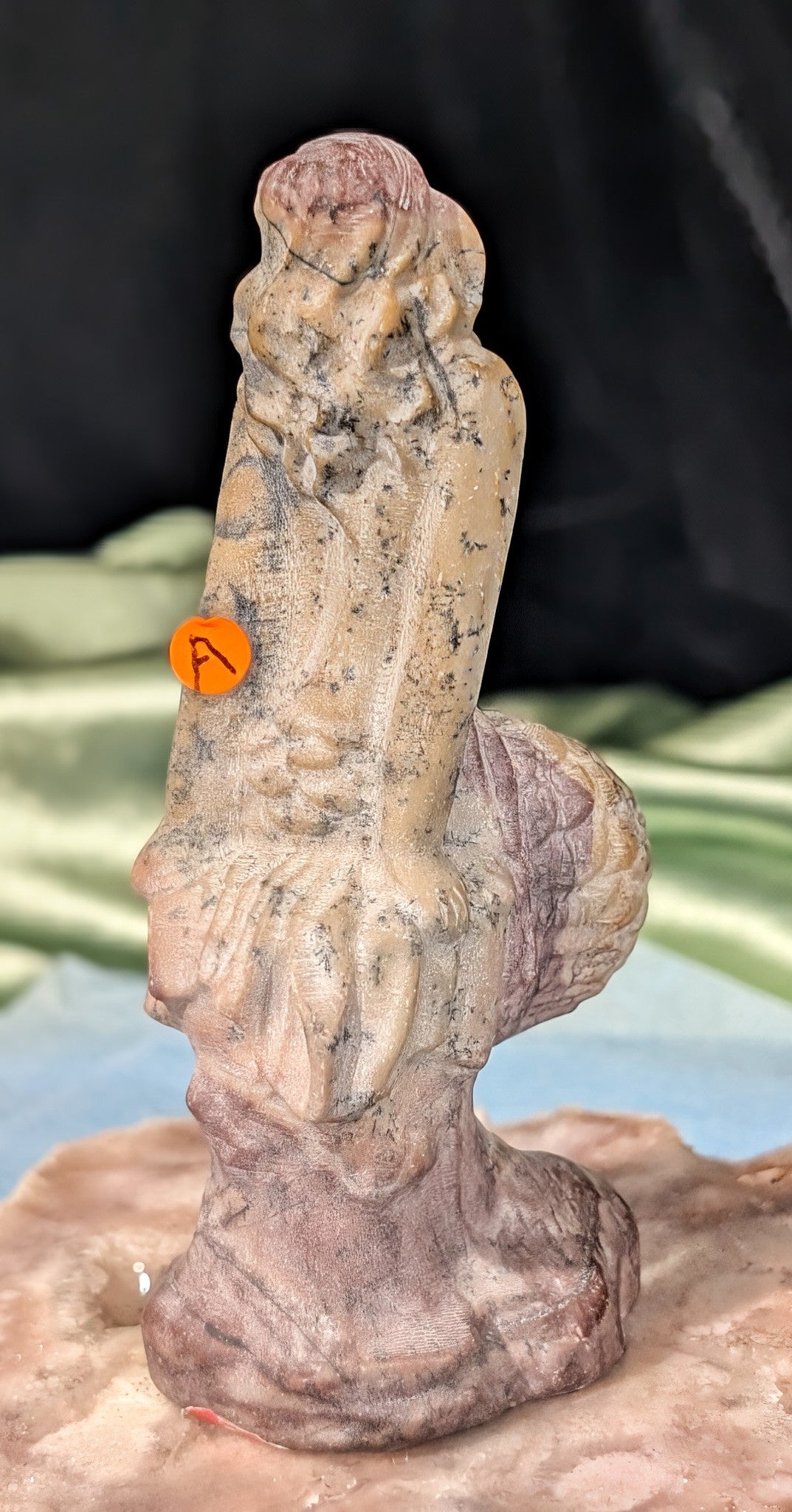 Picture Stone Mermaid Figurine
