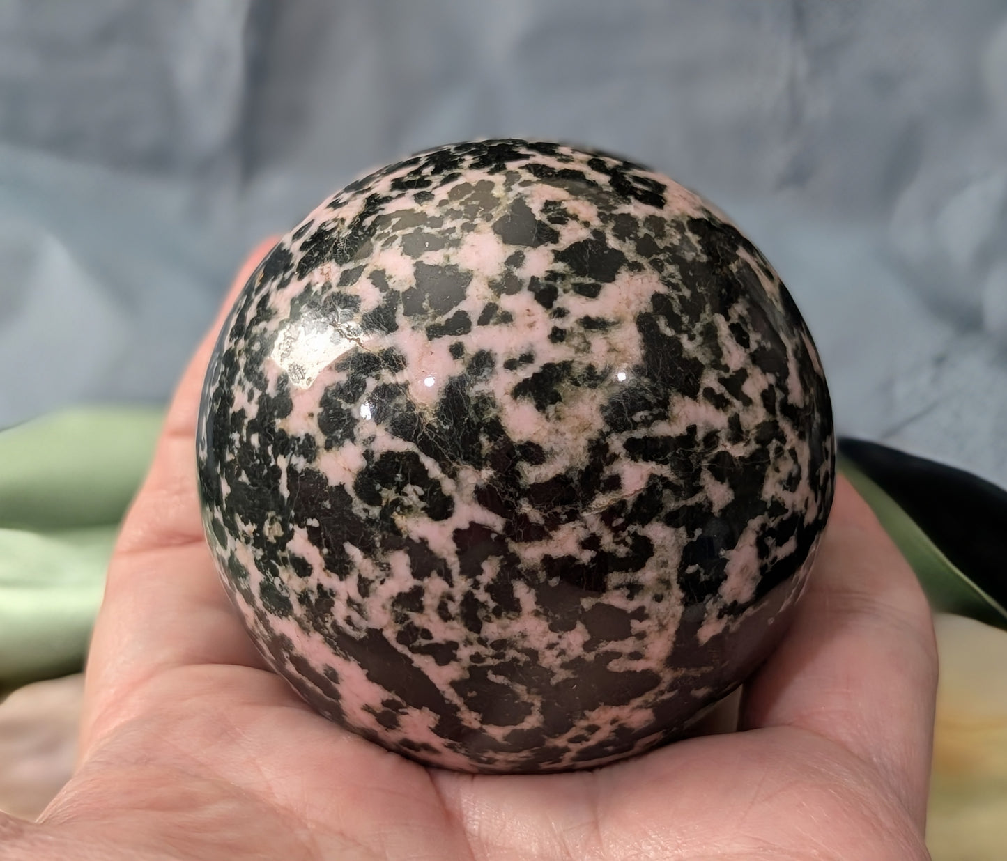 Pink Snowflake Sphere