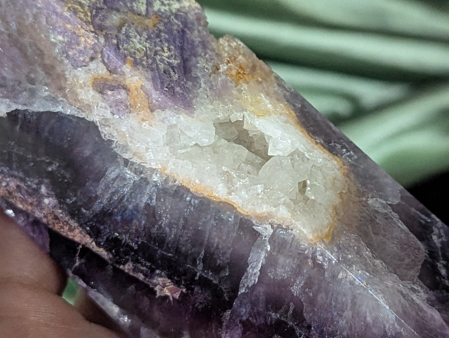 Druzy Purple Fluorite Tower