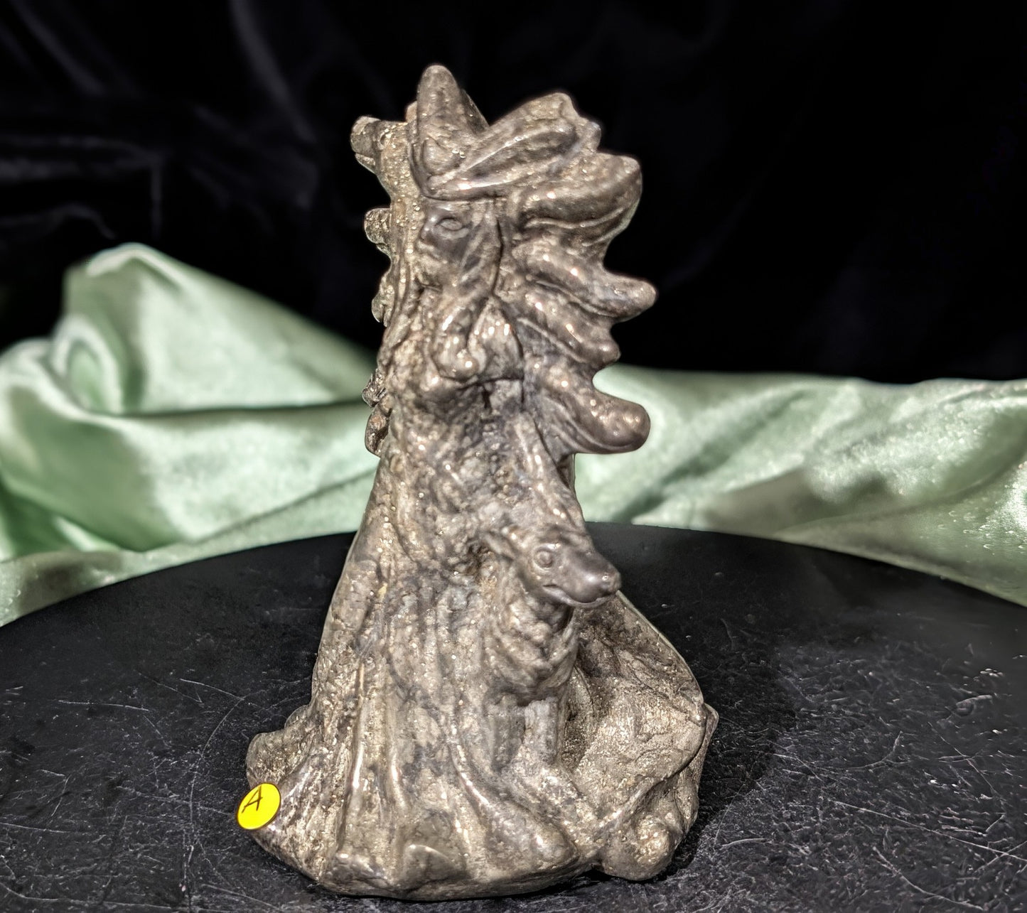 Pyrite Hecate Figurine
