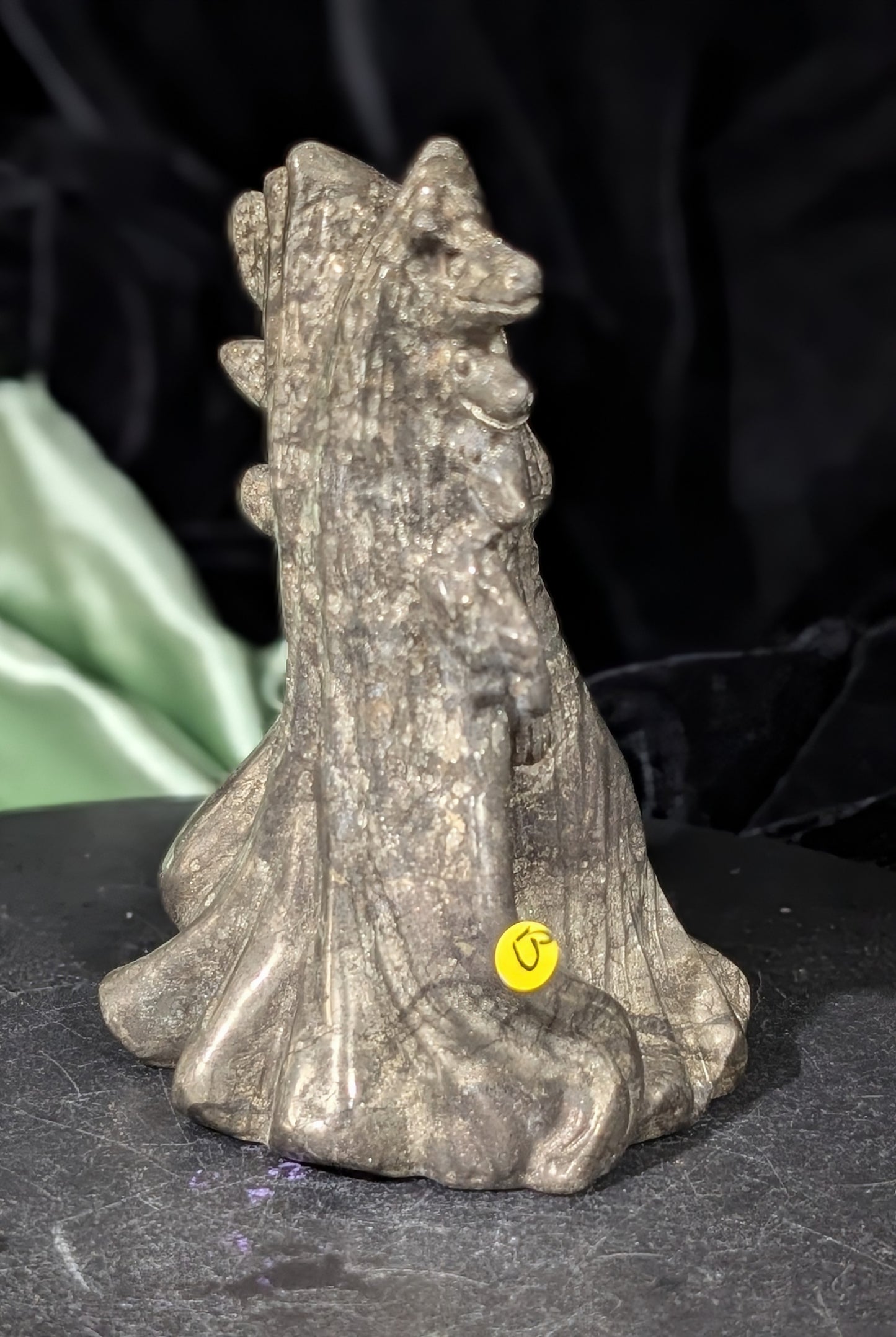 Pyrite Hecate Figurine