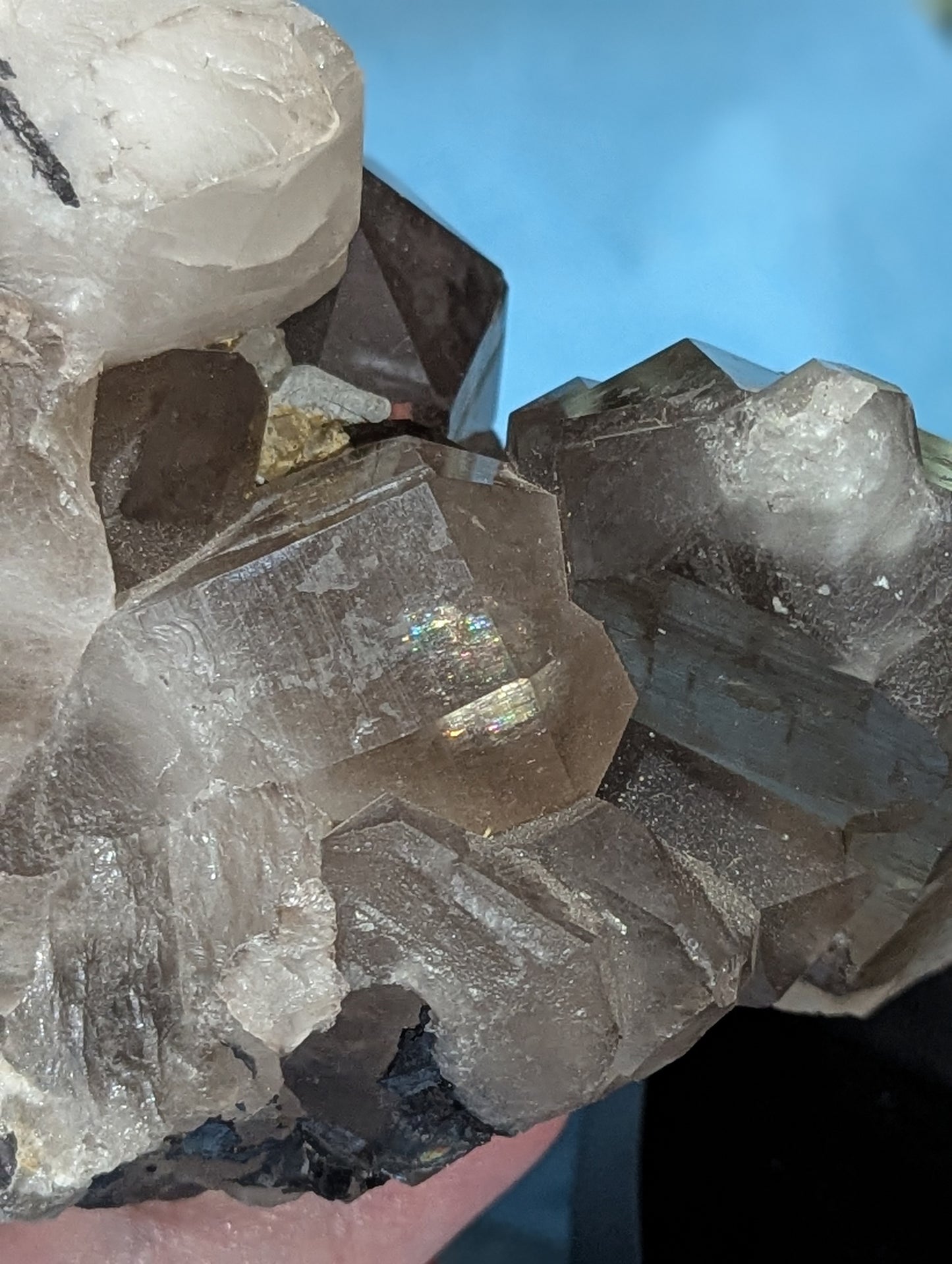 Smoky Quartz Cluster Specimen