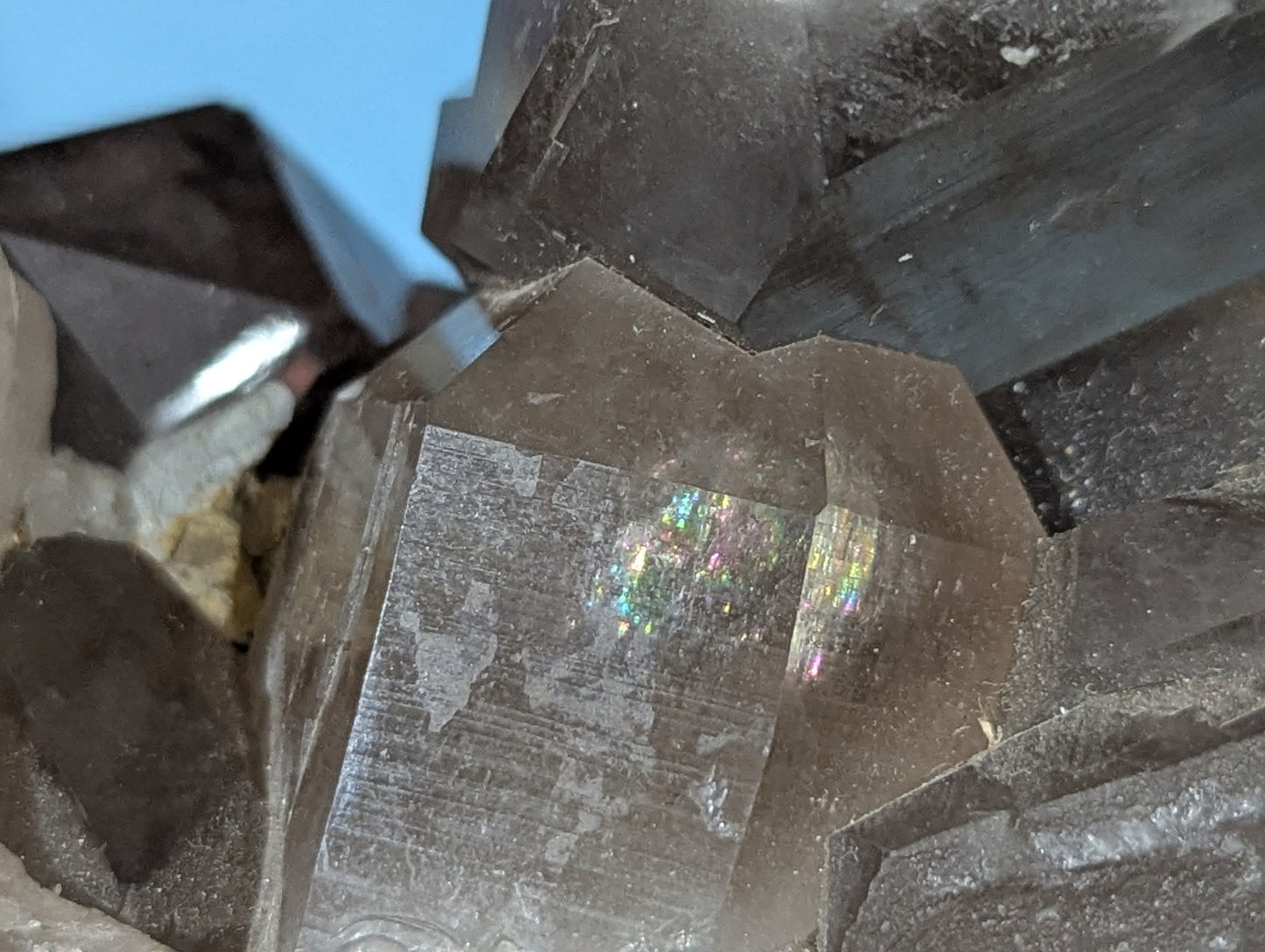 Smoky Quartz Cluster Specimen