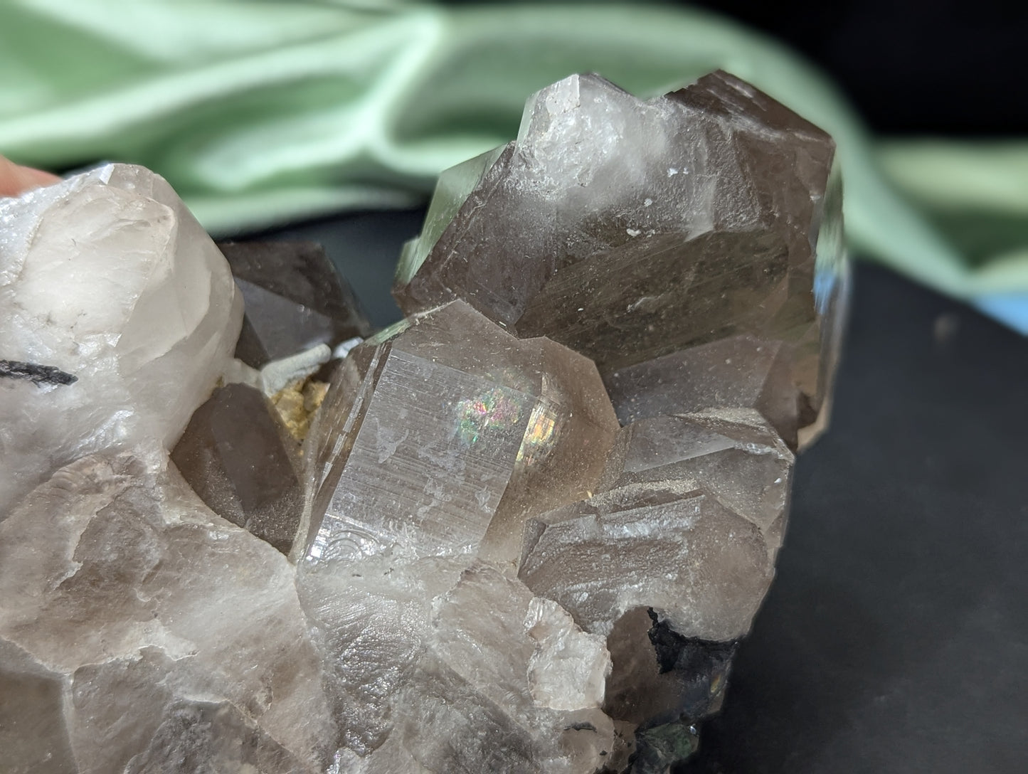 Smoky Quartz Cluster Specimen