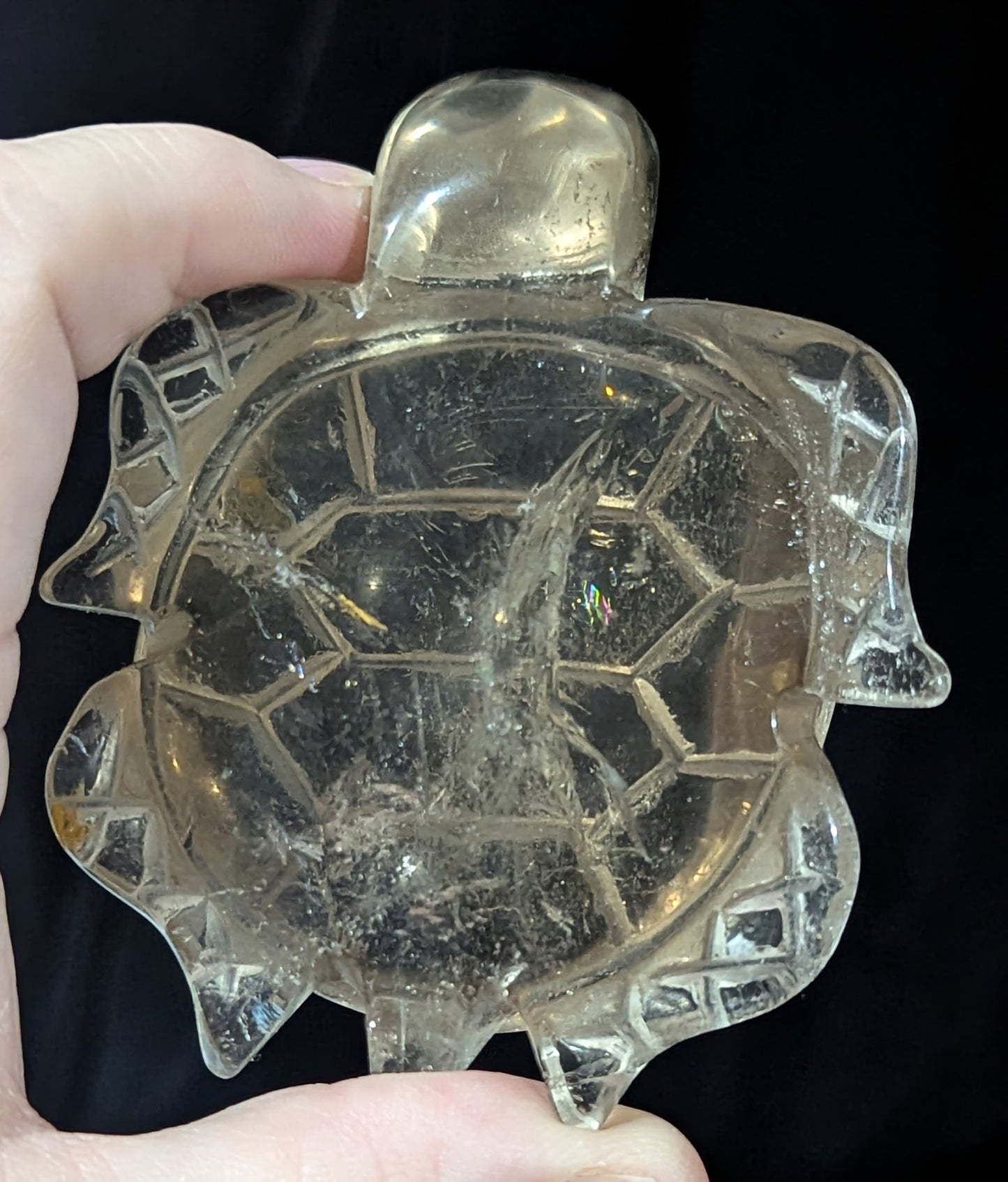 Smoky Quartz Sea Turtle