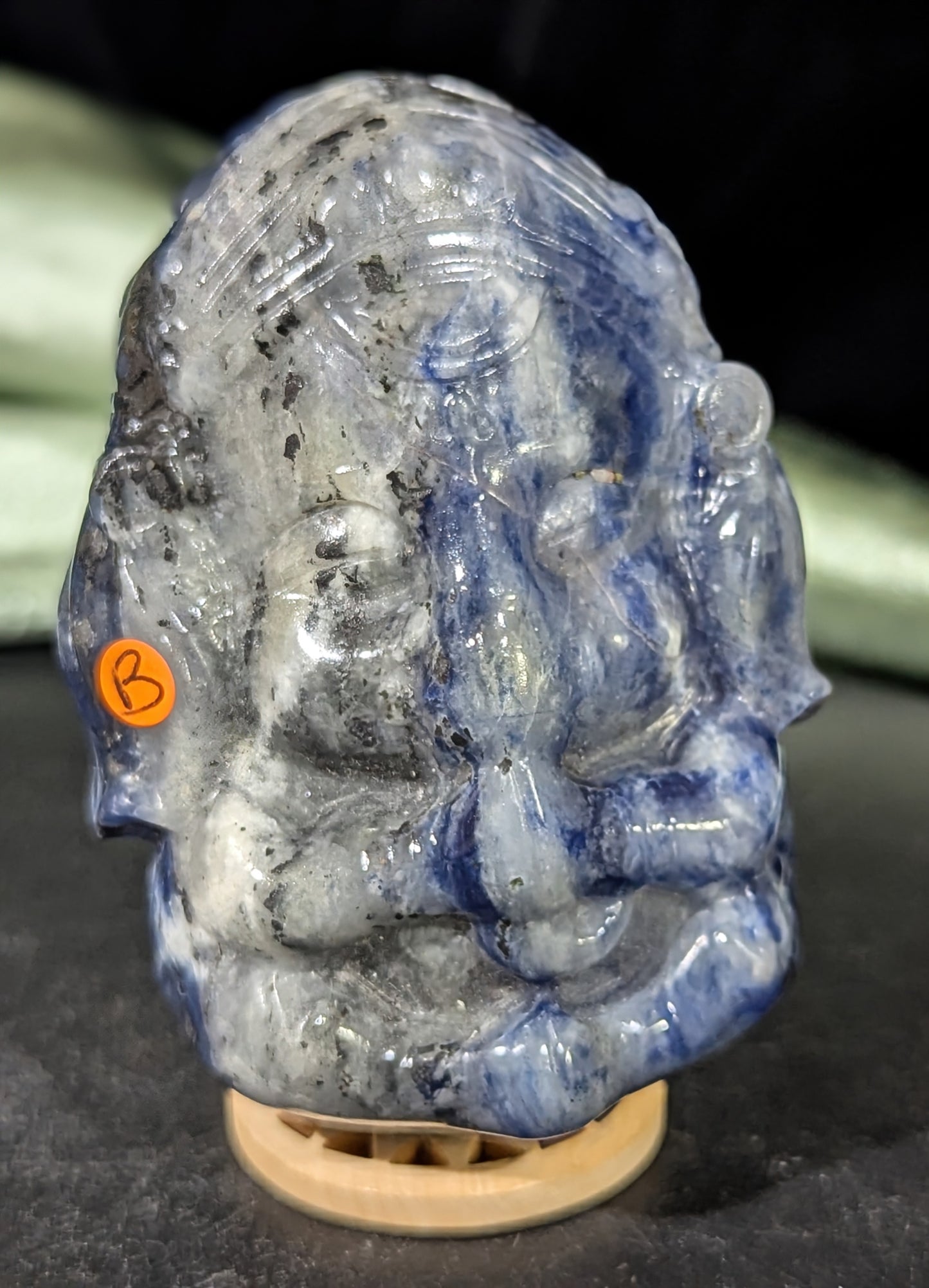 Sodalite Ganesha Figurine