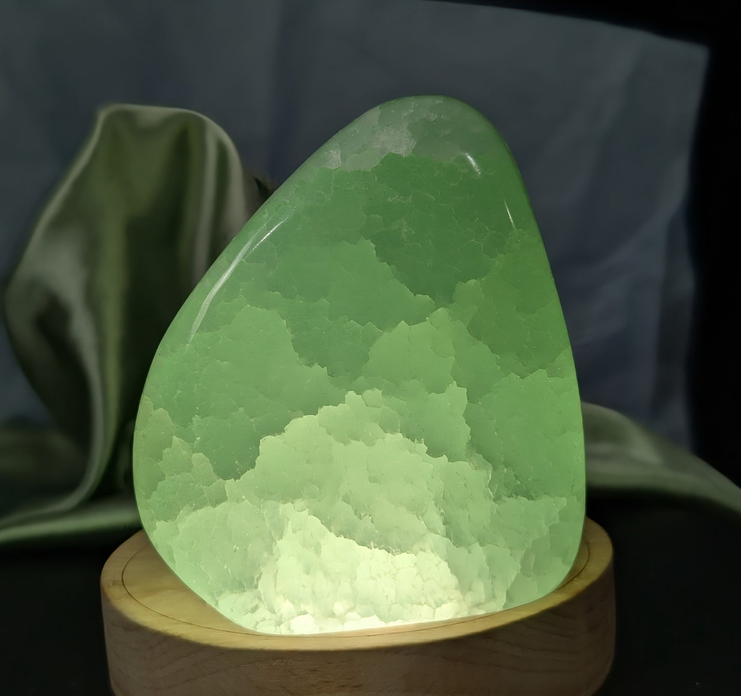 Translucent Pistachio Calcite Freeform 1R