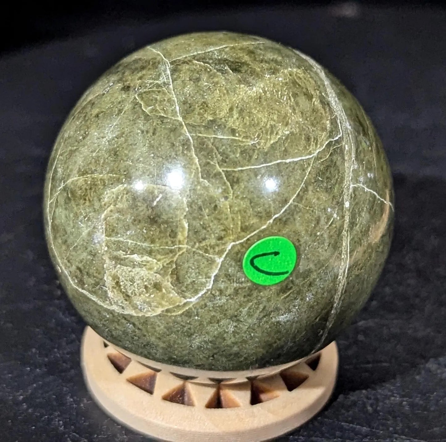 Vesuvianite Sphere 1C3