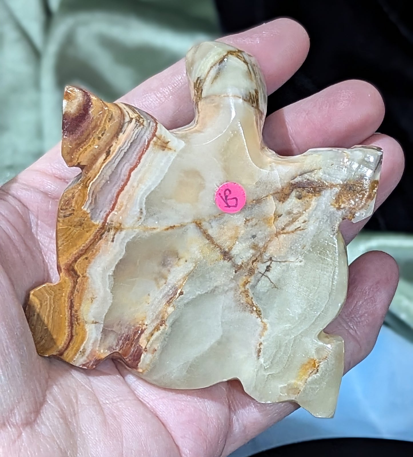 White Onyx Turtle Figurine