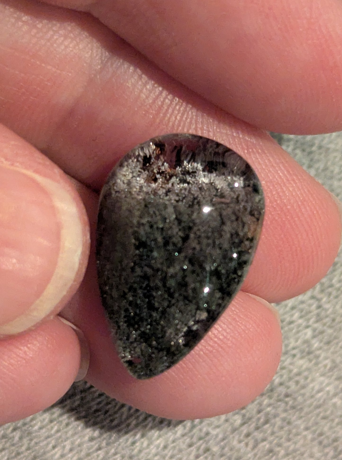 Wire Wrapped Garden Quartz Pendant