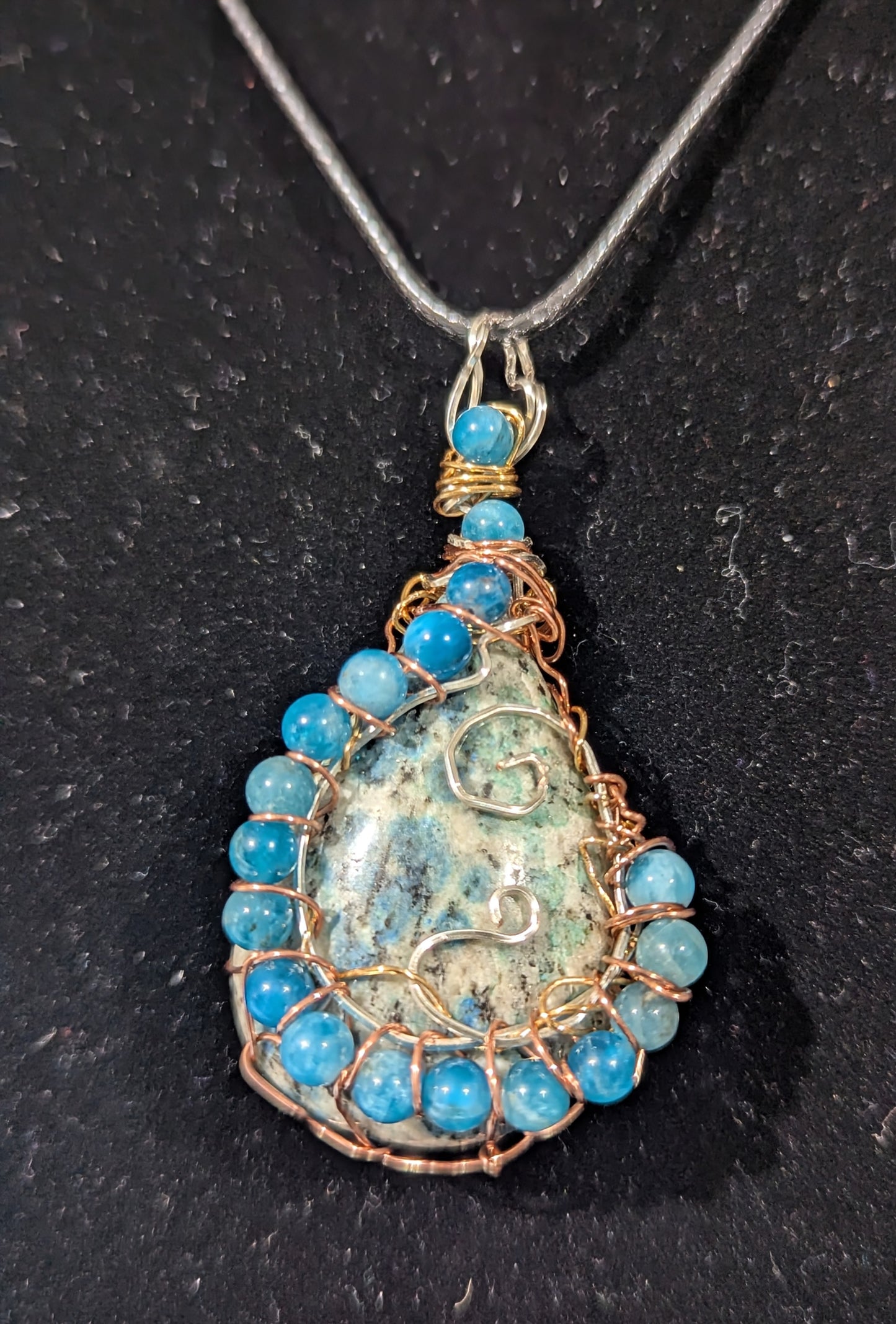 Wire Wrapped K2 Crystal Pendant