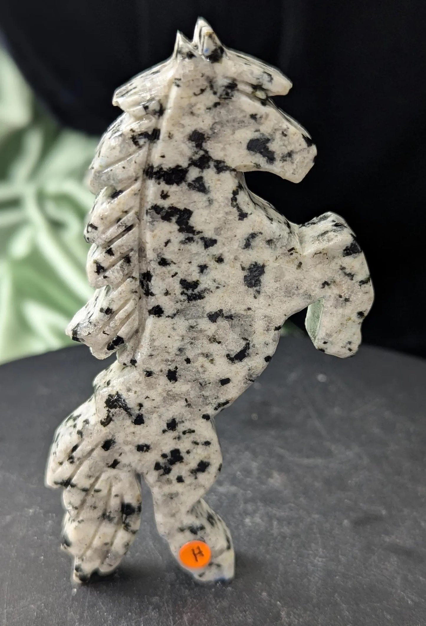 Crystal Jumping Horse Figurines ~ Crystal Horse Carving