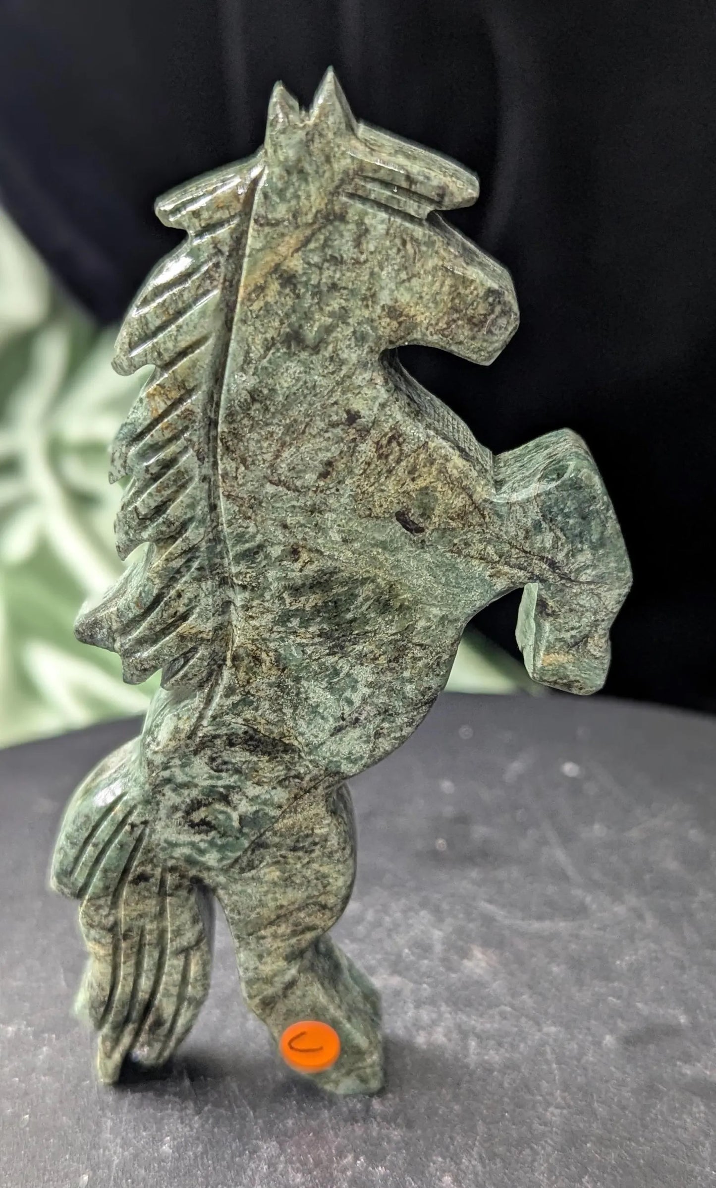Crystal Jumping Horse Figurines ~ Crystal Horse Carving