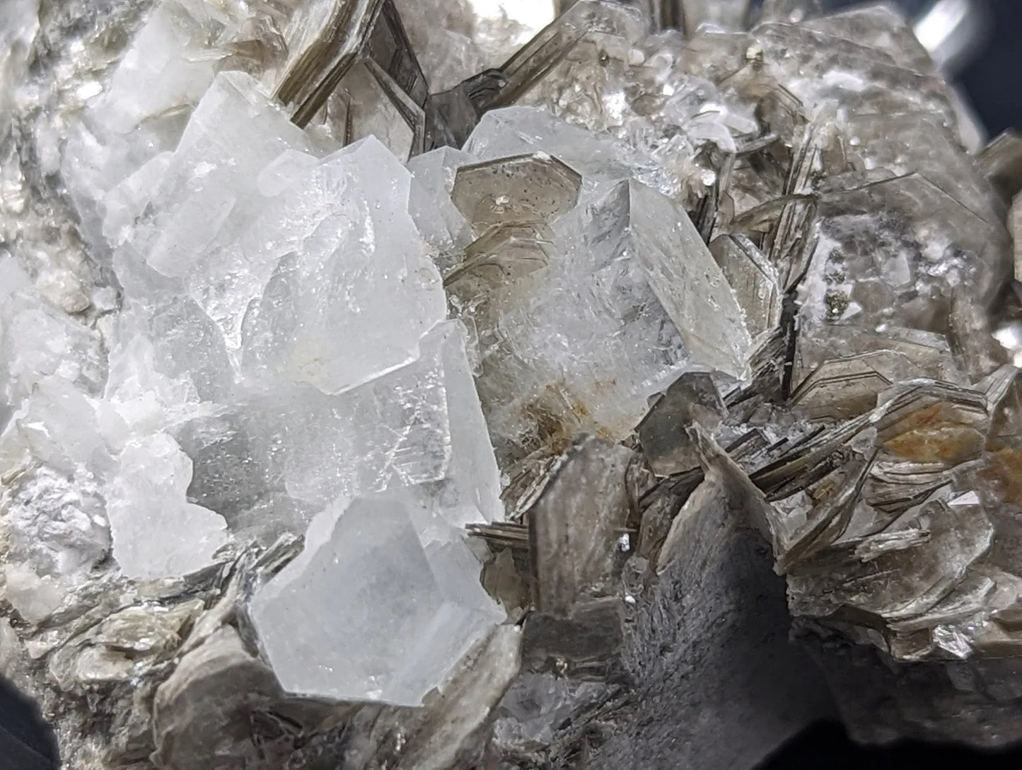 Raw Aquamarine with Muscovite Specimen ~ Aquamarine in Matrix