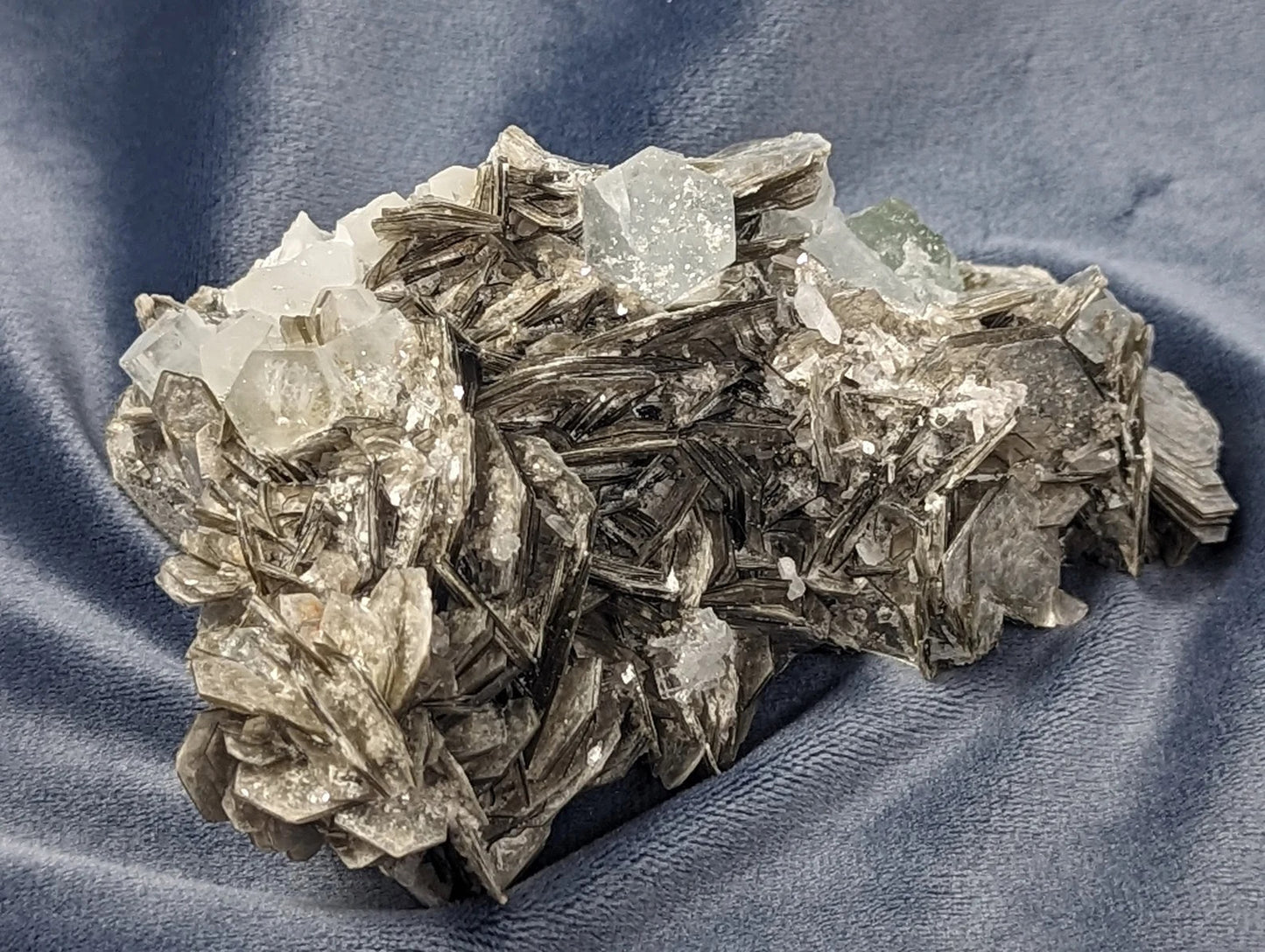 Raw Aquamarine with Muscovite Specimen ~ Aquamarine in Matrix
