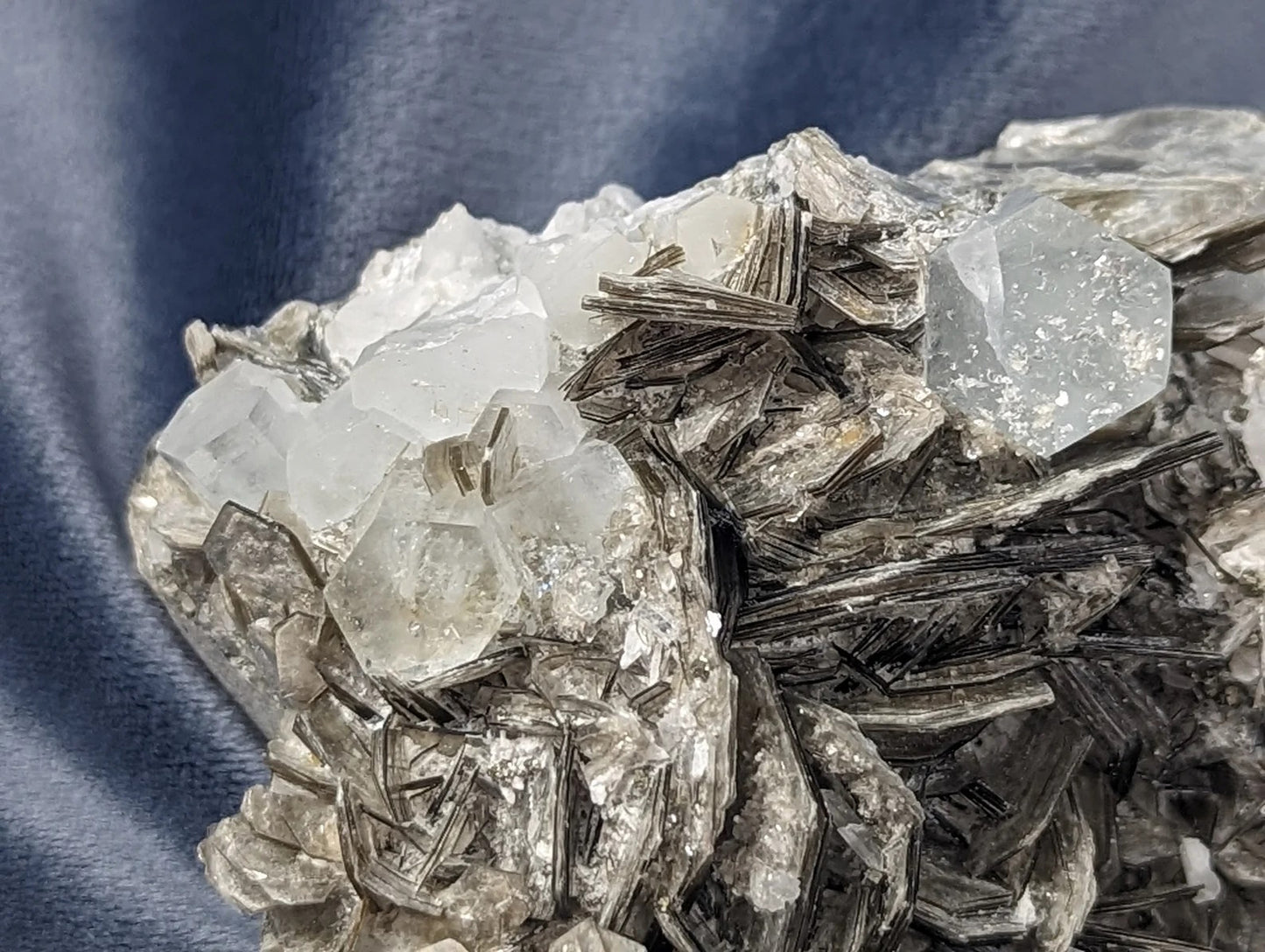 Raw Aquamarine with Muscovite Specimen ~ Aquamarine in Matrix